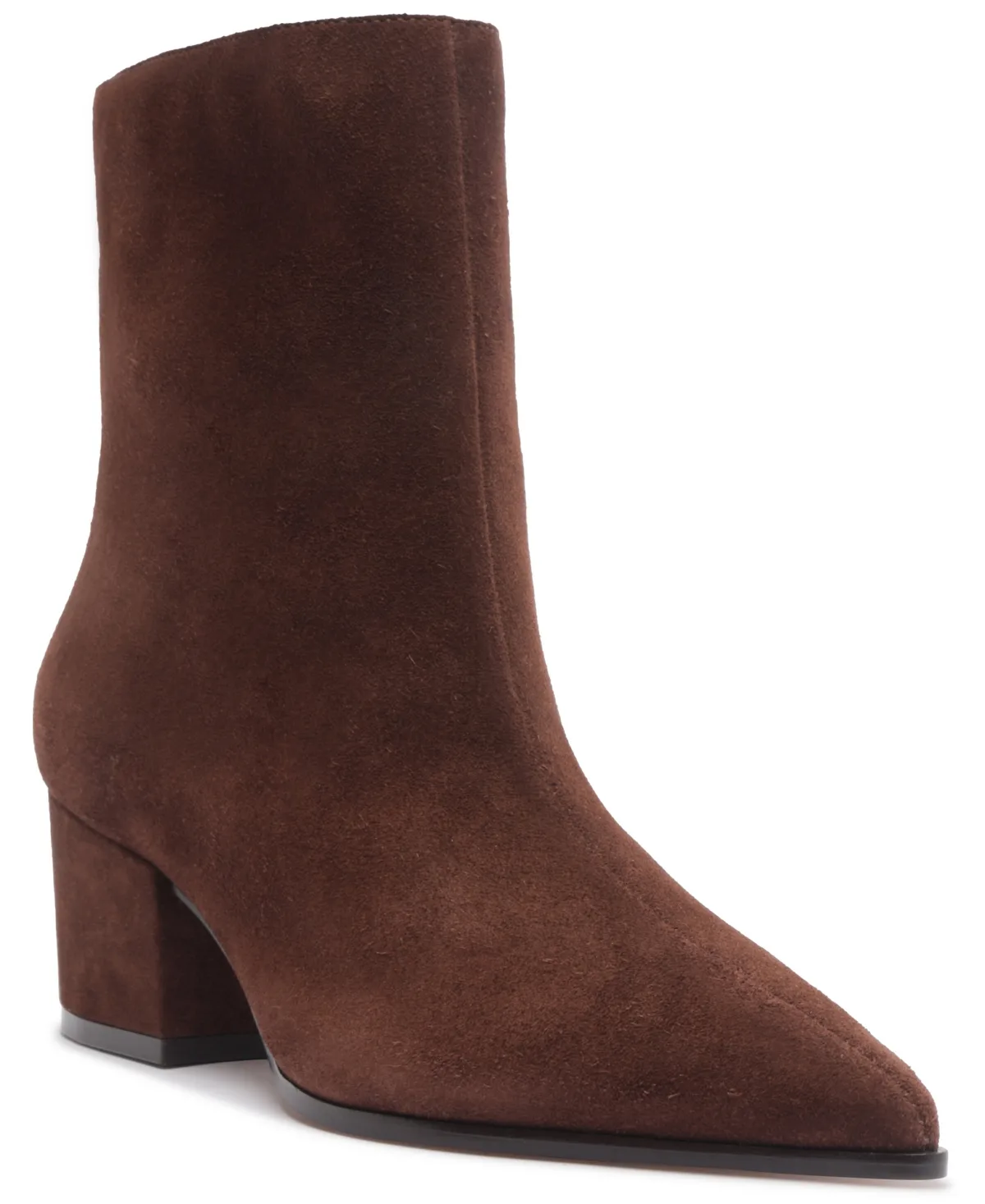 Ally Mid Block Pointed Toe Dress Booties by Arezzo