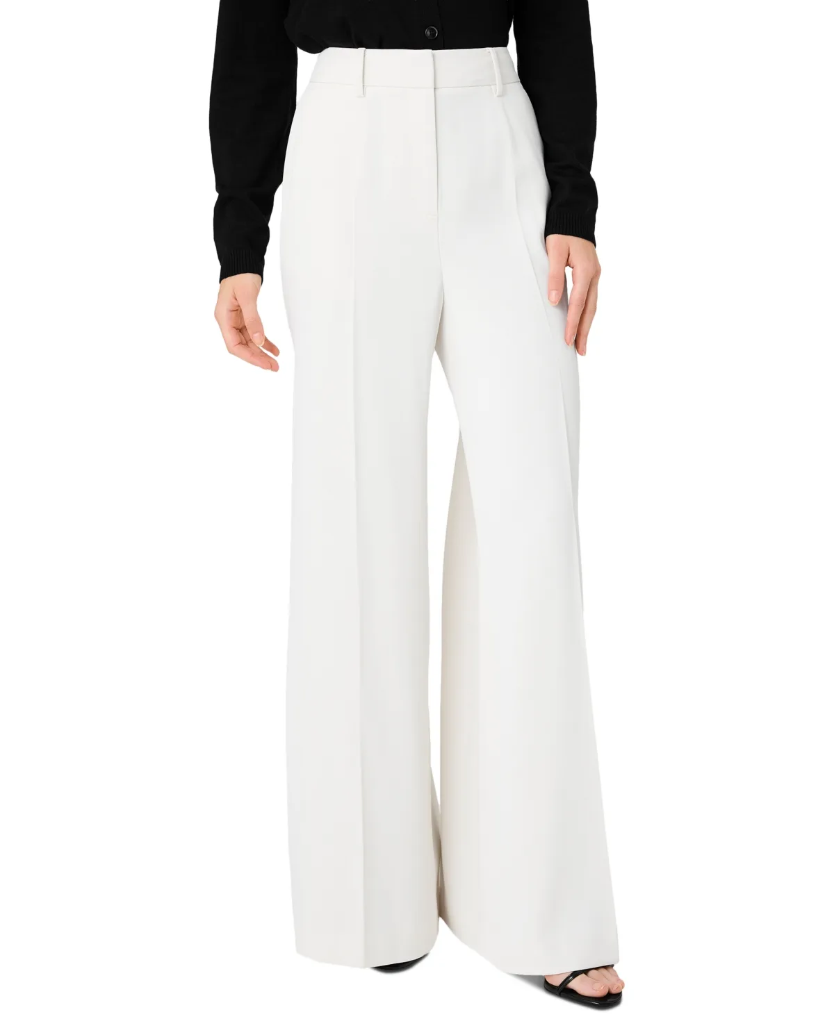 Harry High-Waist Wide-Leg Pants by French Connection