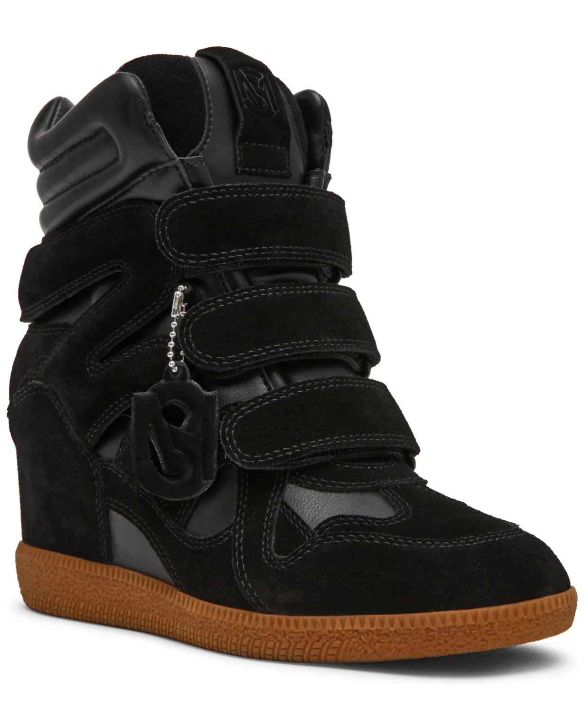 Mavis High-Top Lace-Up Wedge Sneakers by Steve Madden