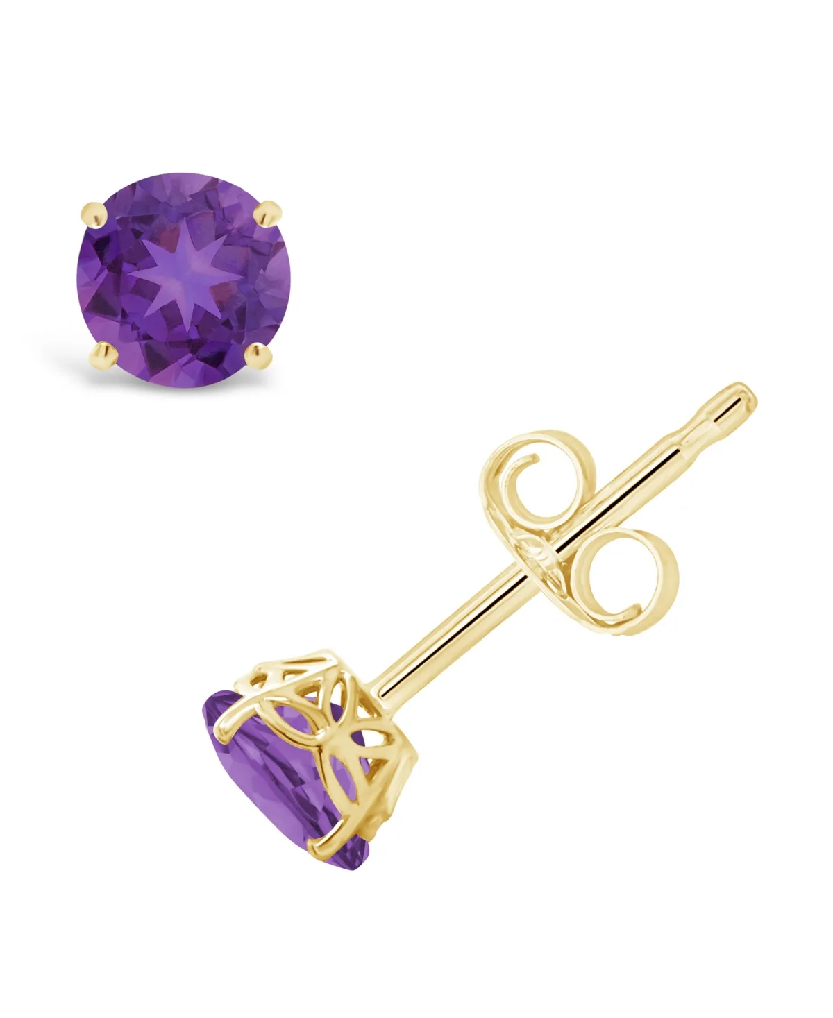 (7/8 ct. t.w.) Stud Earrings in 14K Yellow Gold by Macy's