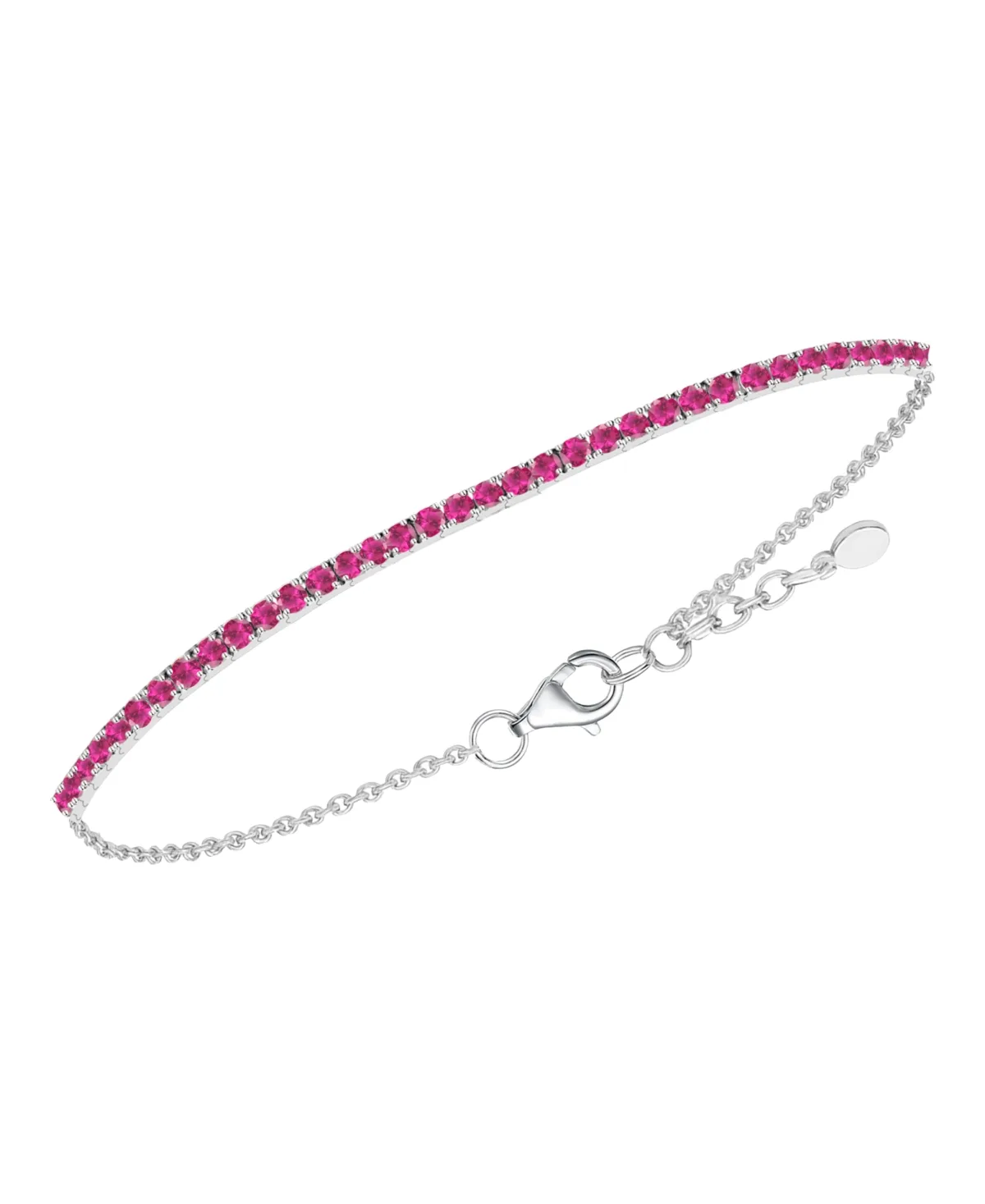 Multi-Gemstone Bracelet in Sterling Silver by Macy's