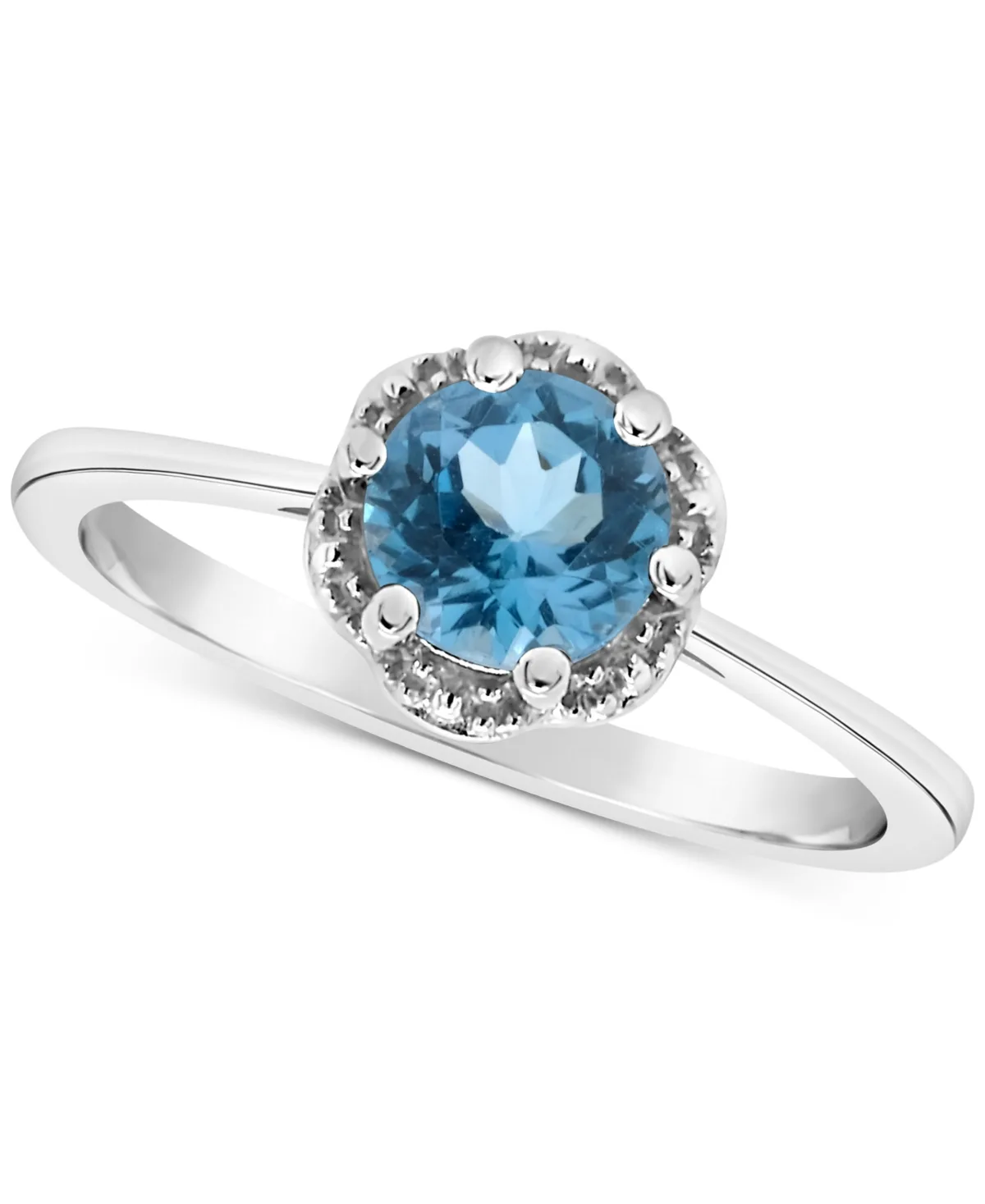 Rhodolite Garnet Six Prong Ring (1 ct. t.w.) in Sterling Silver by Macy's