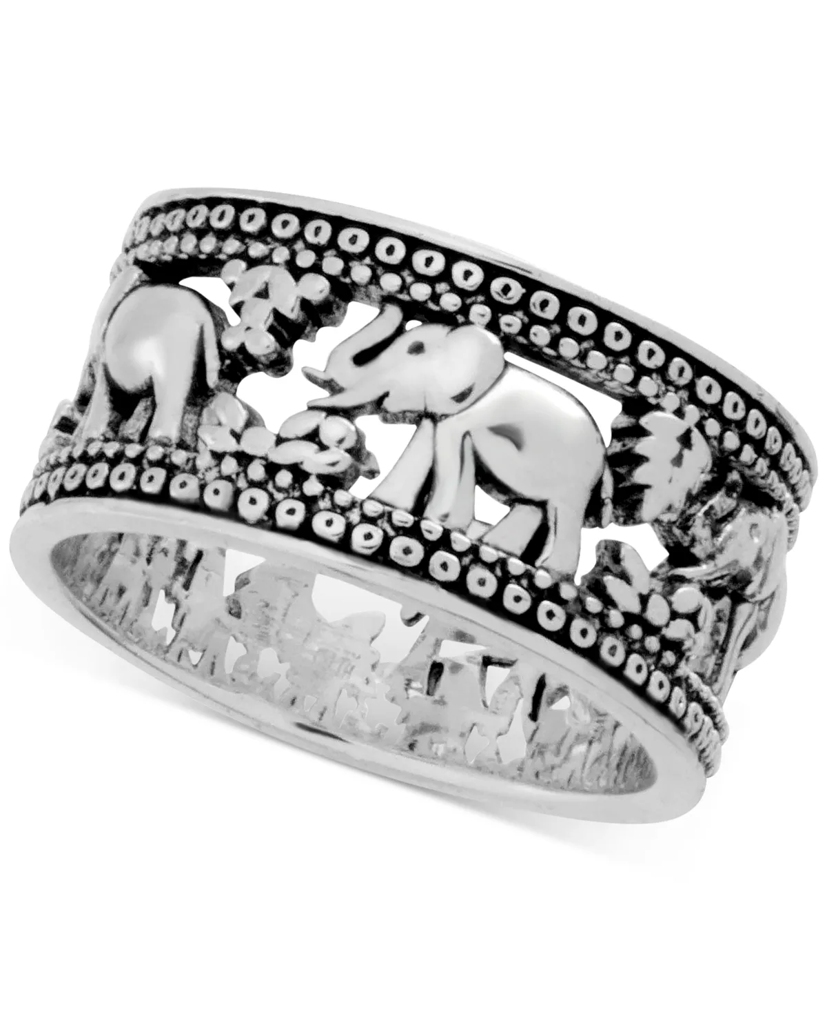 Elephant Band Ring by And Now This
