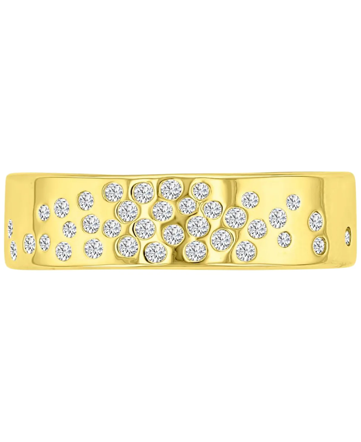 14k Gold-Plated Daily Wear Crystal Band Ring by Macy's