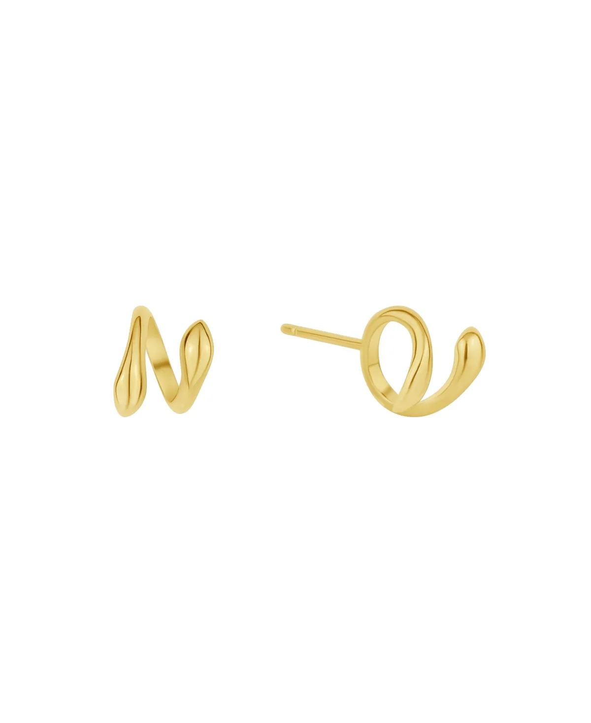 18K Gold Plated Ear Bud Holder Earring by And Now This