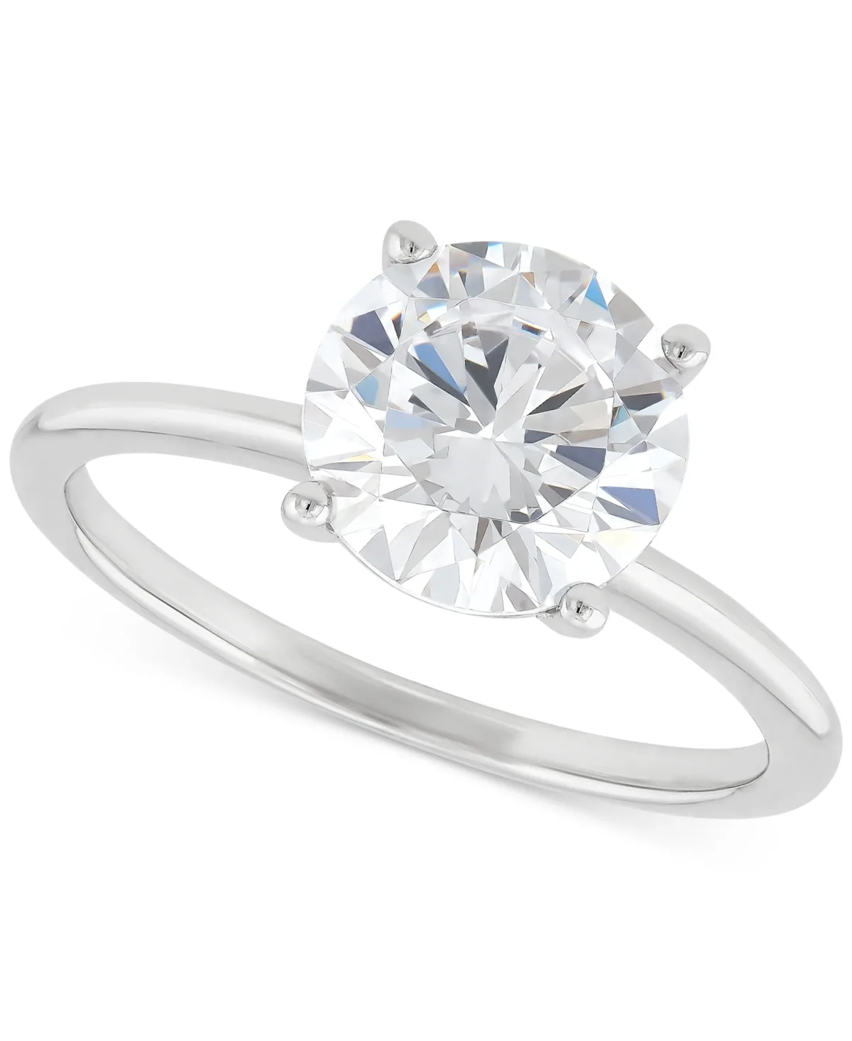 Grown with Love Igi Certified Lab Grown Diamond Solitaire Engagement Ring (2-1/2 ct. t.w.) in 14k White Gold or 14k Gold & White Gold by Macy's