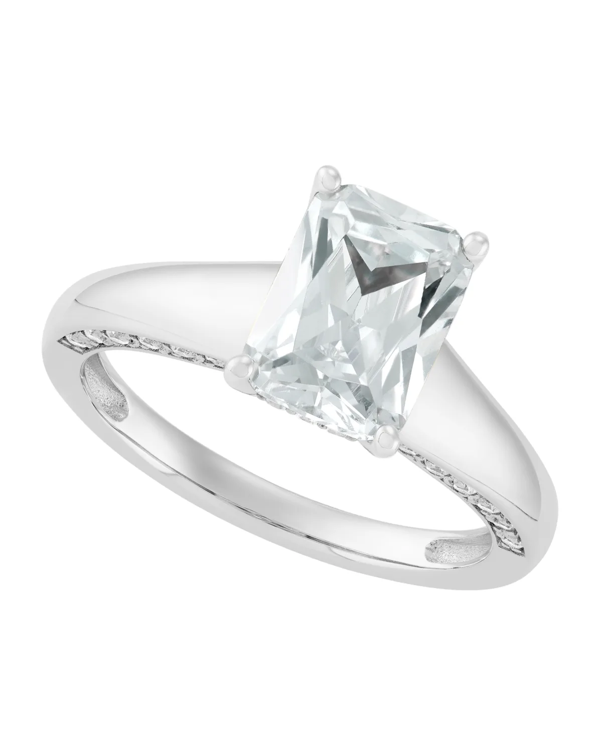 Grown with Love Certified Lab Grown Diamond Ring (2-3/4 ct. t.w.) in 14K Yellow and White Gold by Macy's