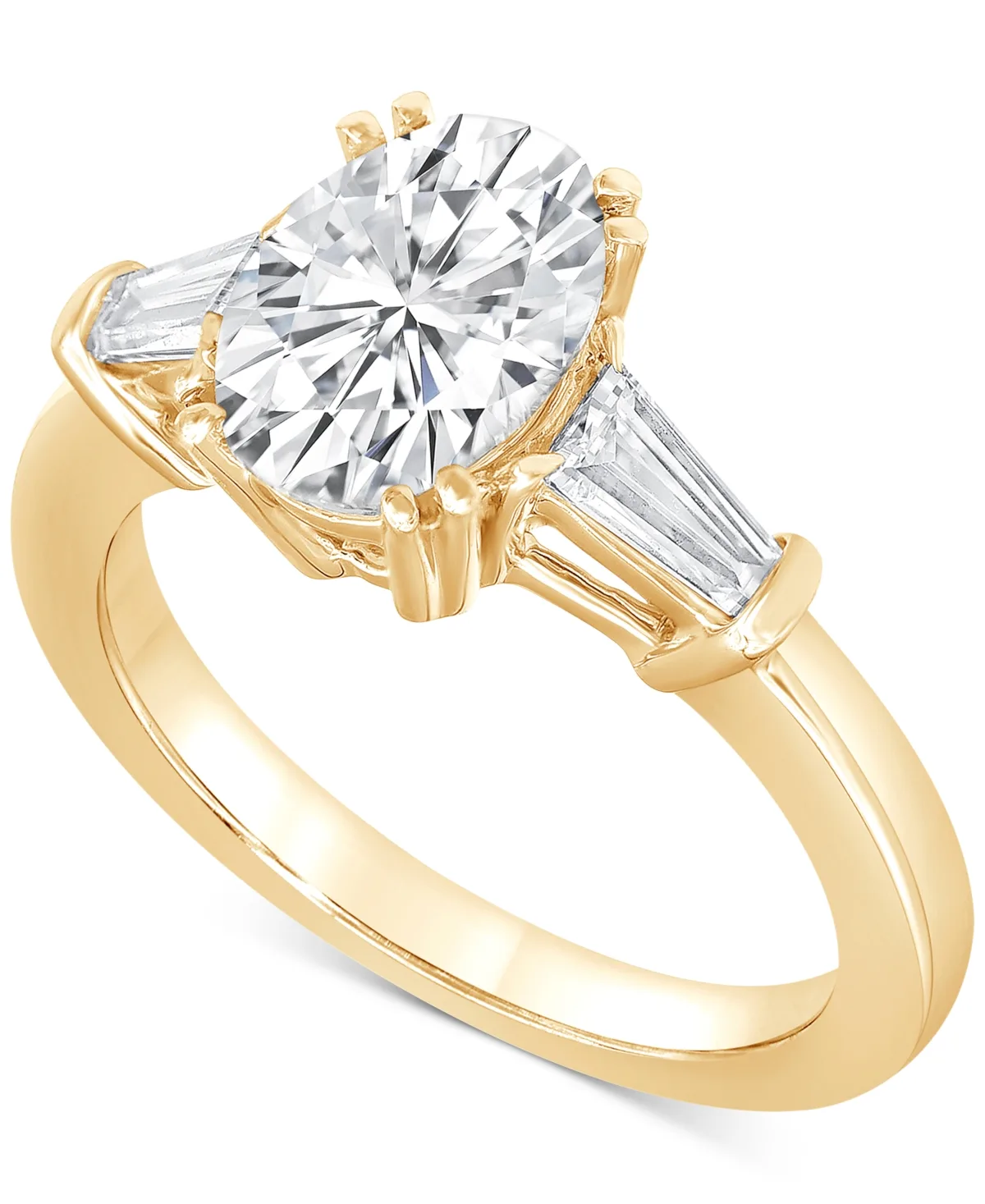 Certified Lab Grown Diamond Engagement Ring (2-1/2 ct. t.w.) in 14k Gold by Badgley Mischka