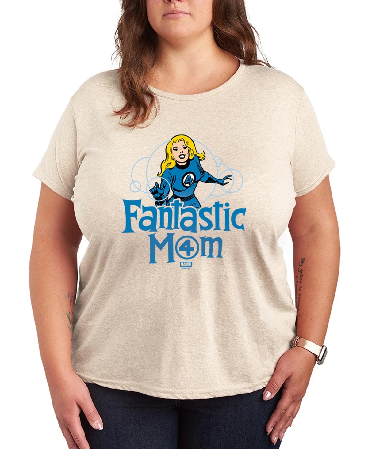 Fantastic Four Short Short-Sleeve Graphic T-Shirt by Hybrid Apparel