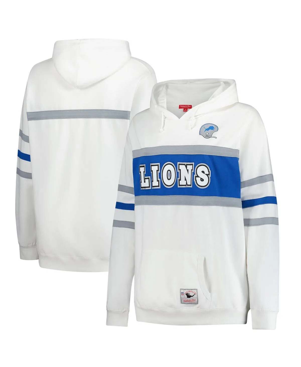 Detroit Lions Head Coach Throwback Pullover Hoodie by Mitchell & Ness