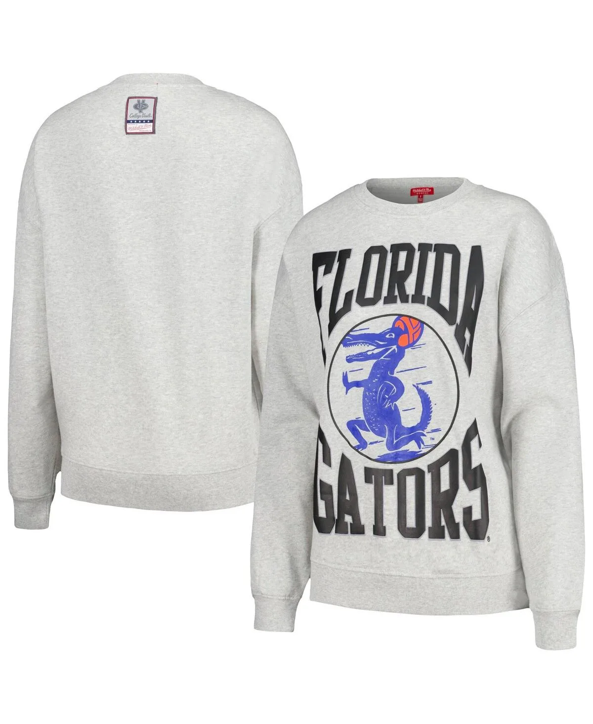 Florida Gators Oversized Logo Lightweight Pullover Sweatshirt by Mitchell & Ness