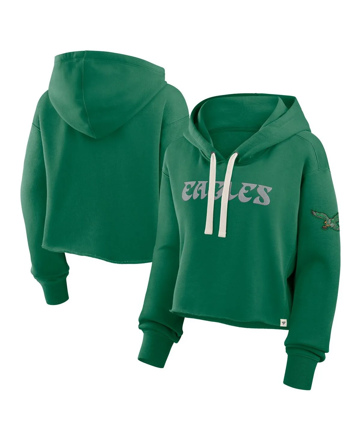 Philadelphia Eagles Oversized Hometown Heritage Cropped Hoodie