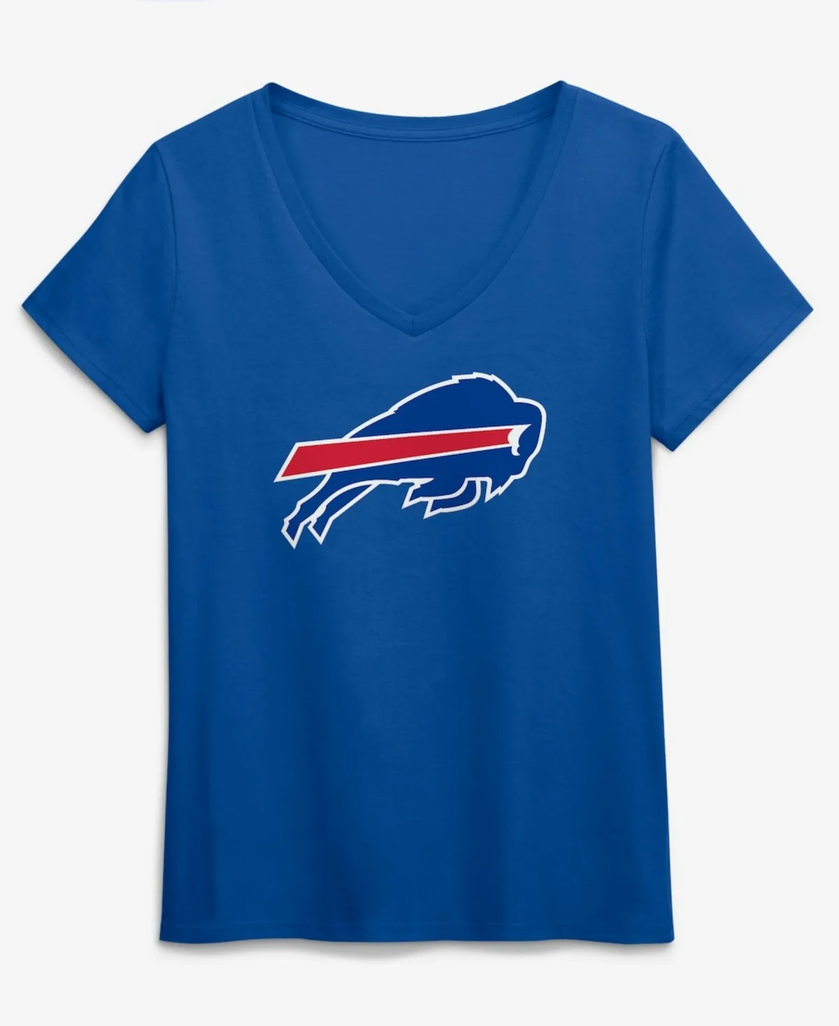 Buffalo Bills Primary Logo V-Neck T-Shirt
