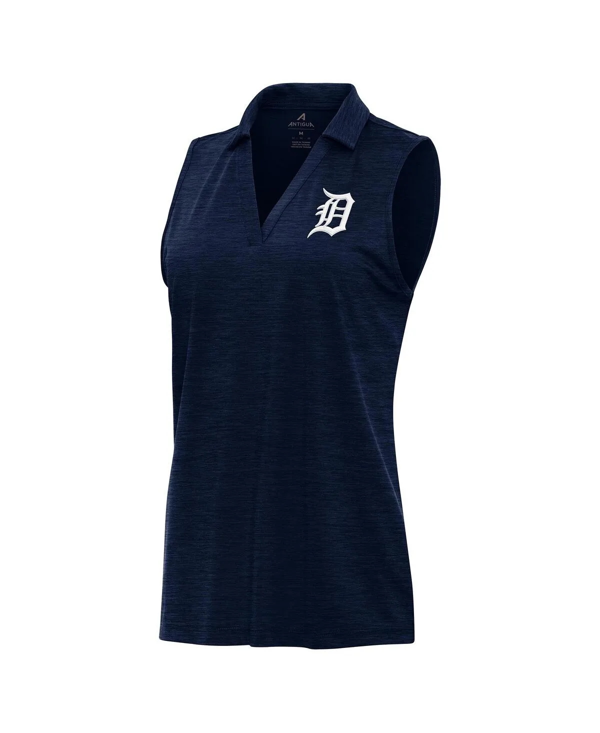Detroit Tigers Layout Sleeveless Polo Shirt