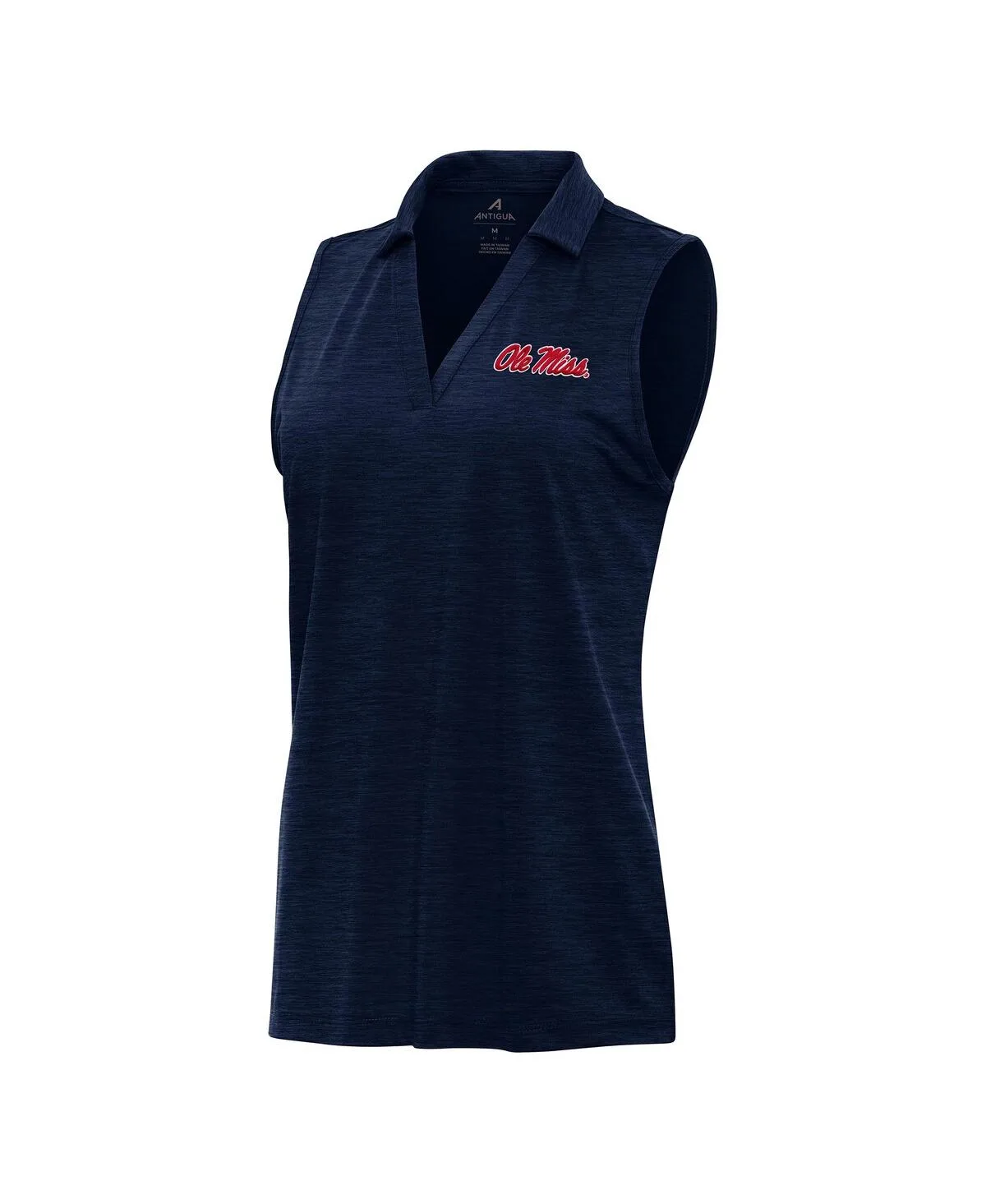 Ole Miss Rebels Layout Sleeveless V-Neck Polo Shirt