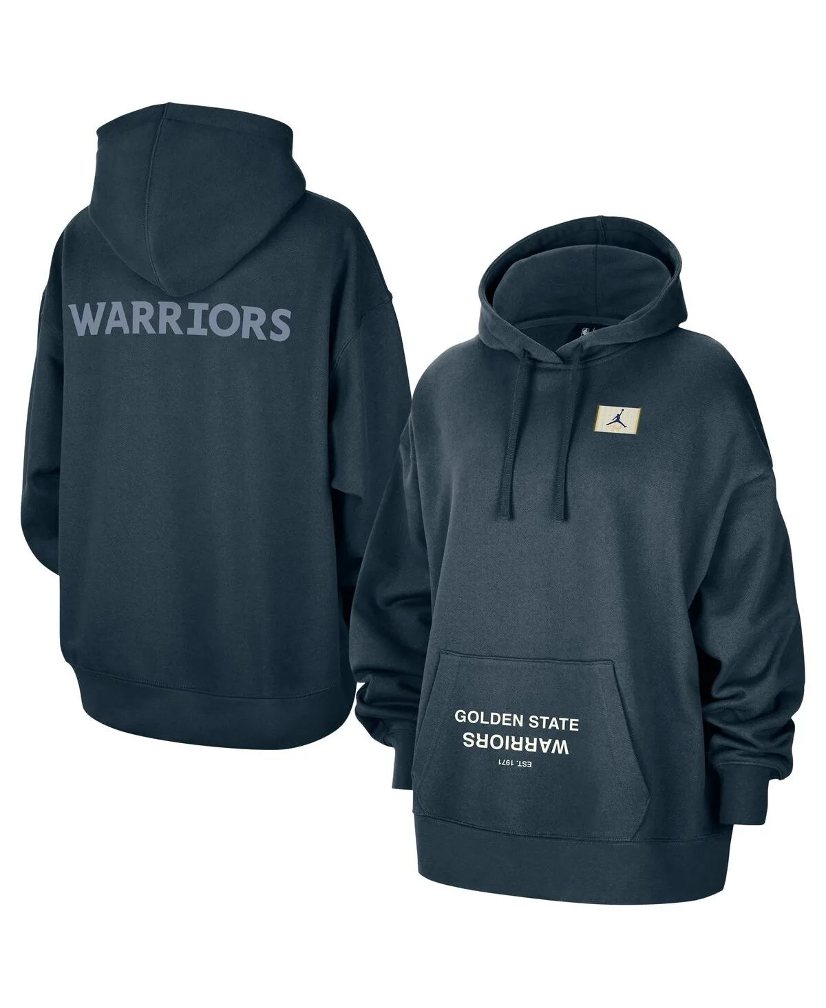Golden State Warriors Courtside Statement Edition Oversize Pullover Hoodie by Jordan