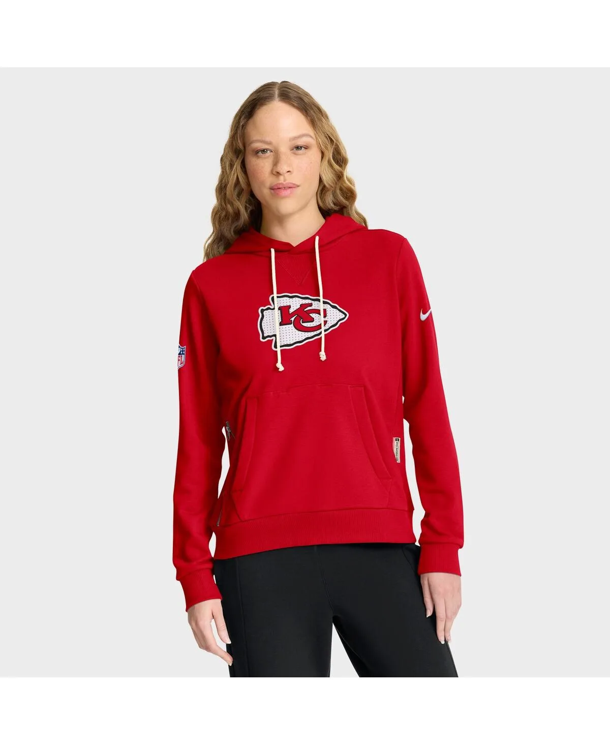 Kansas City Chiefs Sideline Standard Issue Initial Home Dri-Fit Hoodie