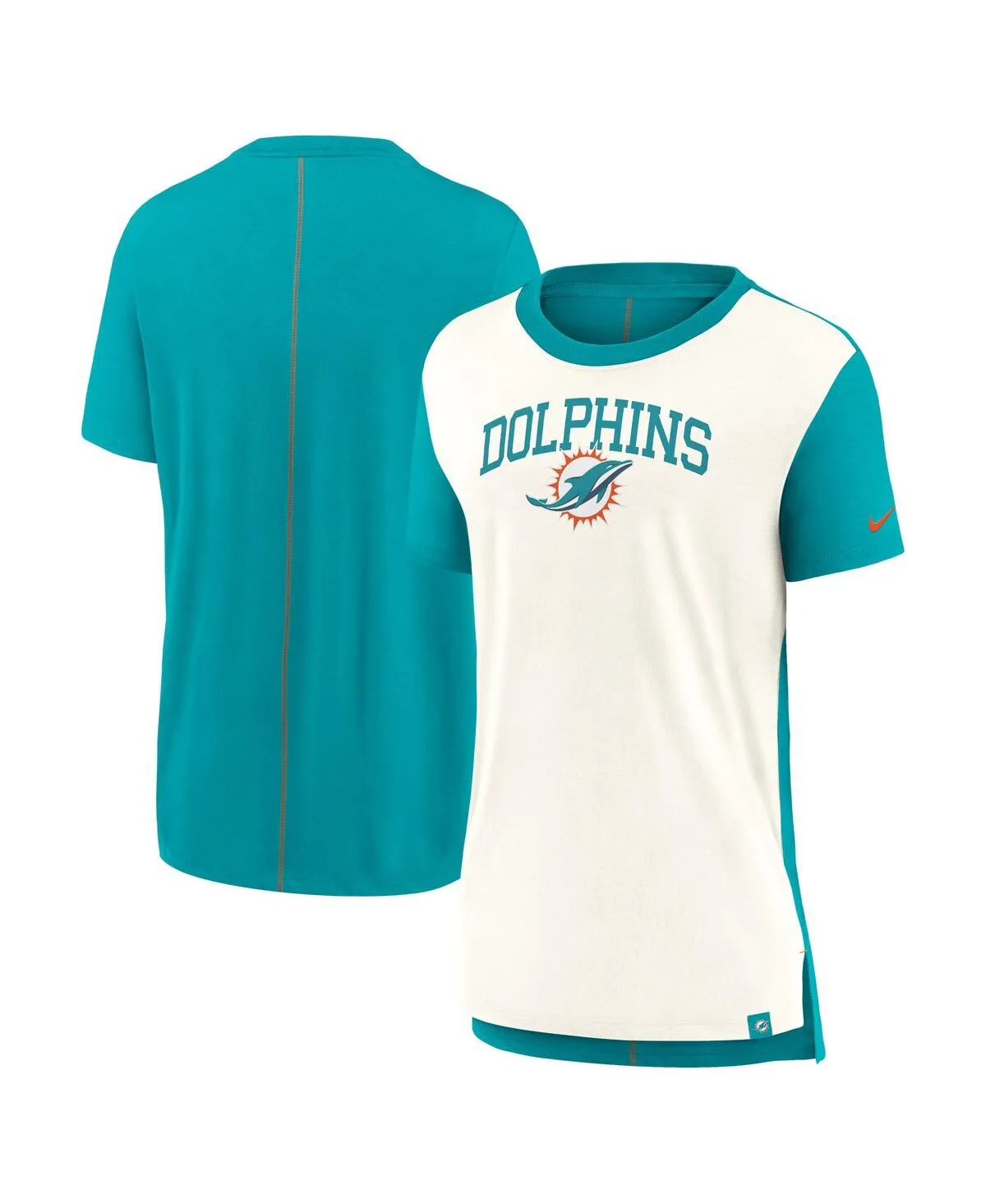 Miami Dolphins Wordmark Tri-Blend T-Shirt by Nike