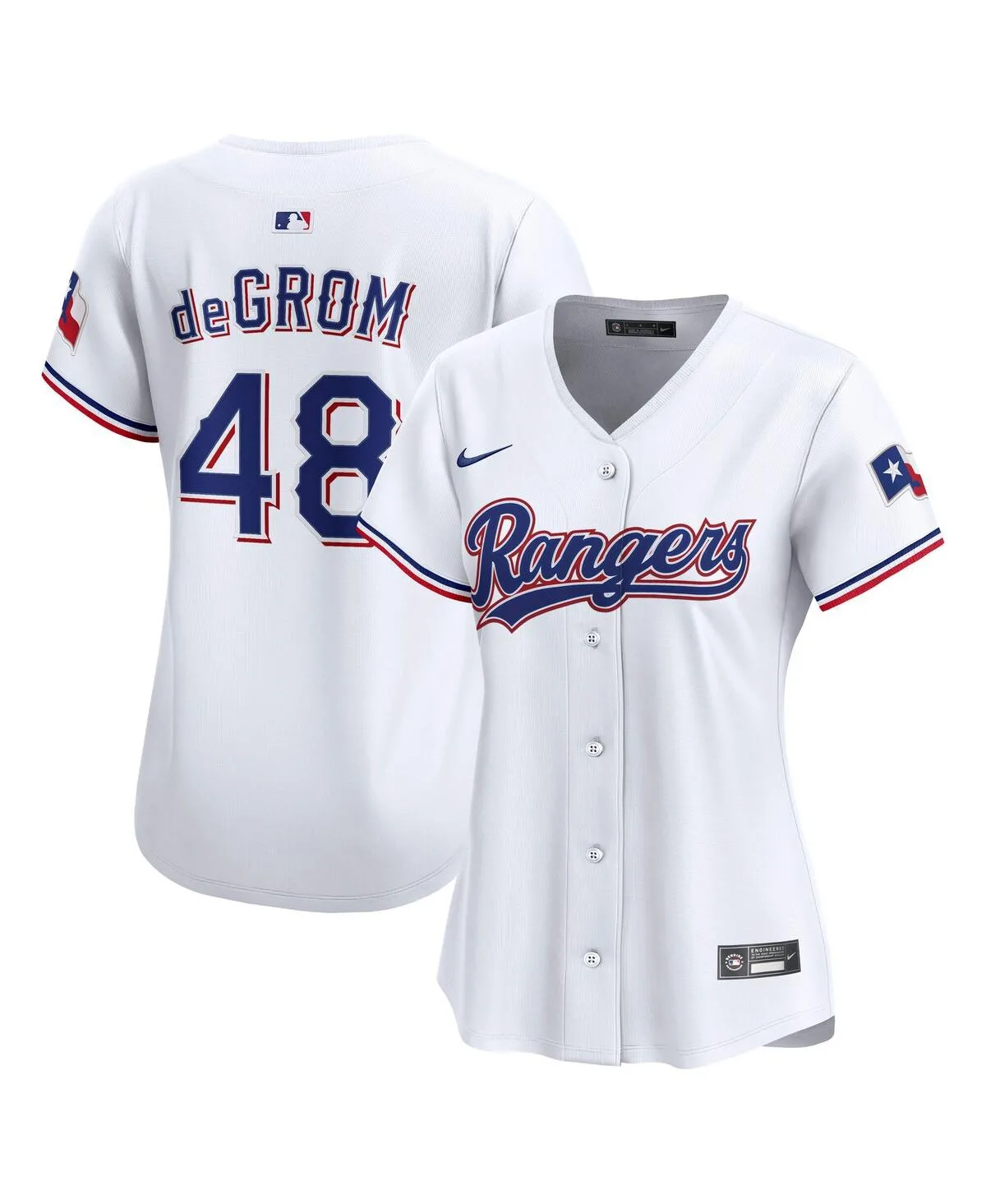 Jacob deGrom Texas Rangers Home Limited Jersey by Nike