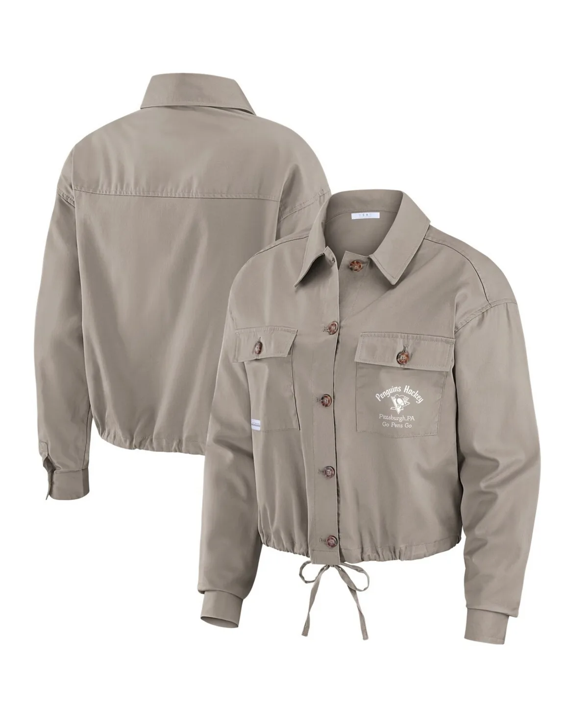 Pittsburgh Penguins Cinched Button-Up Jacket by Wear By Erin Andrews