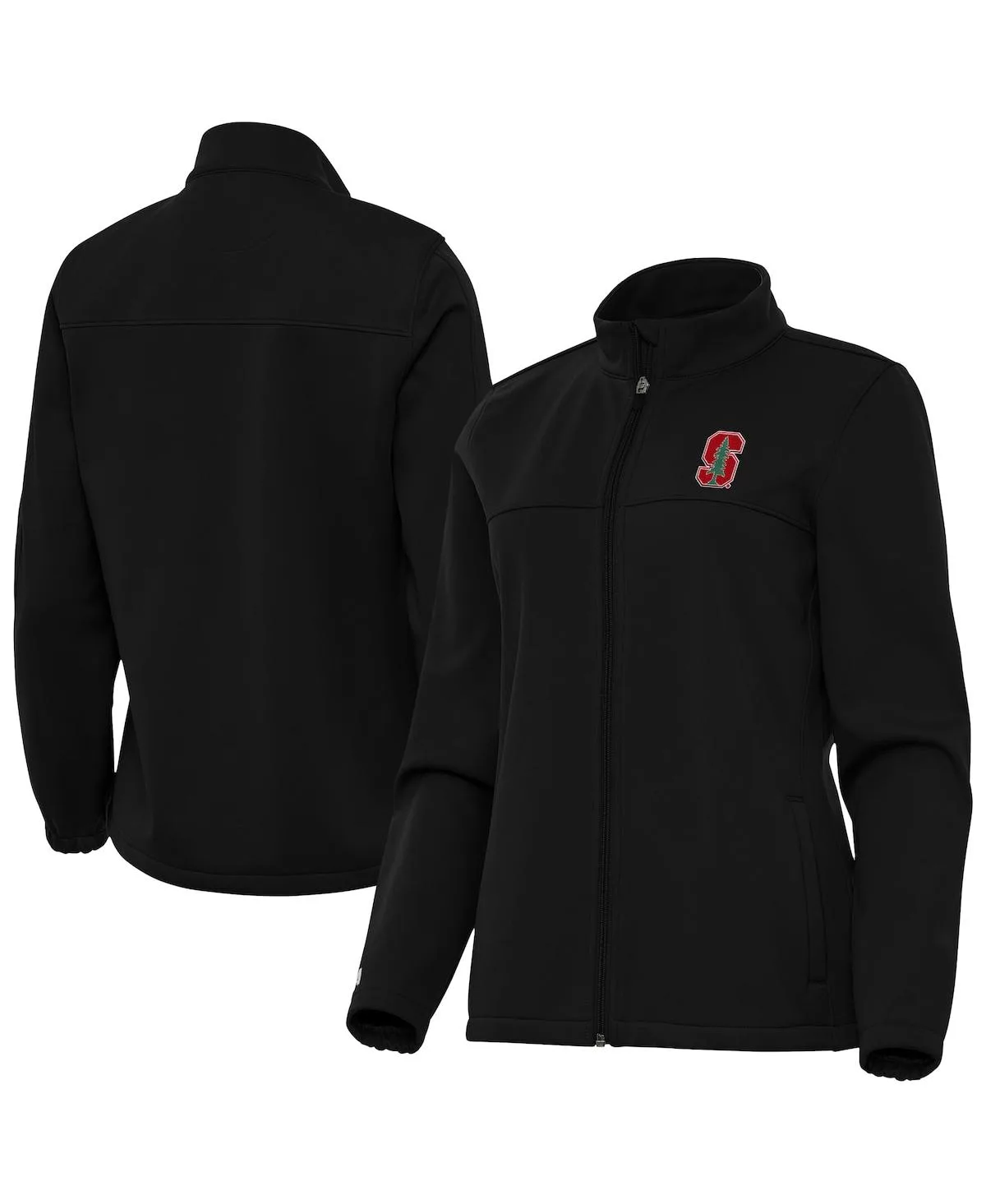 Stanford Cardinal Links 2 Golf Full-Zip Jacket by Antigua