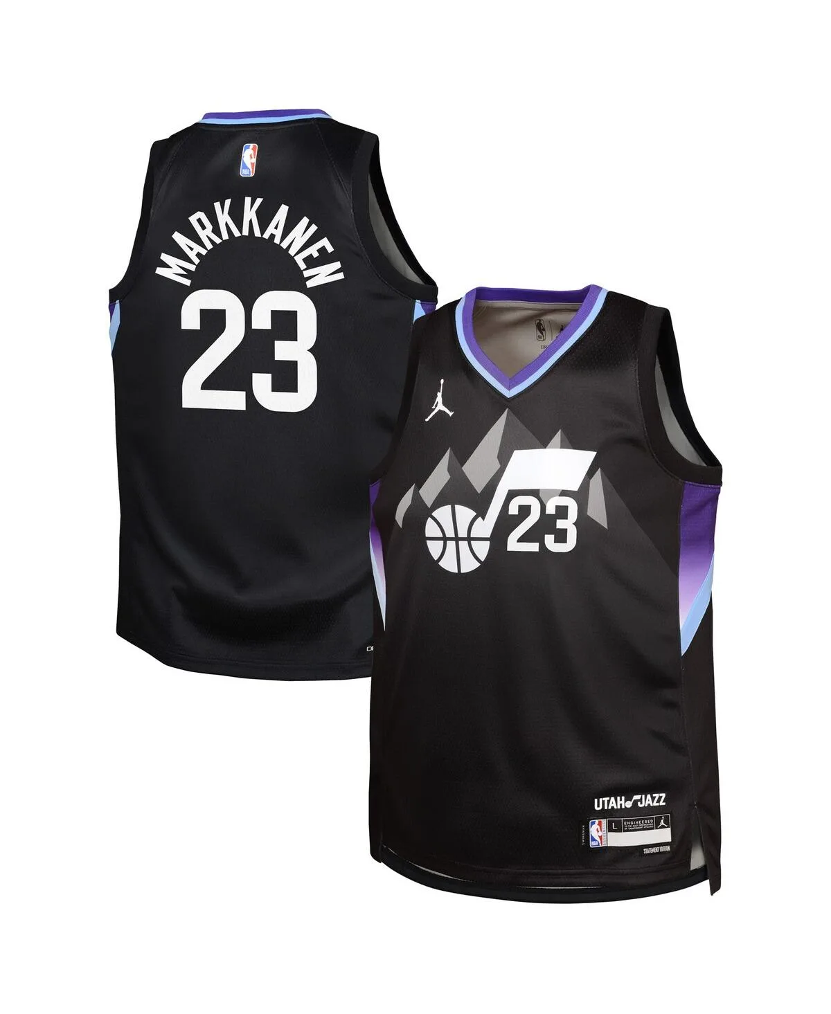 Lauri Markkanen Utah Jazz Swingman Jersey - Statement Edition by Jordan