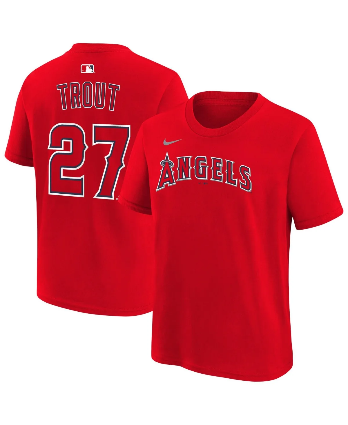 Mike Trout Los Angeles Angels Name & Number T-Shirt by Nike