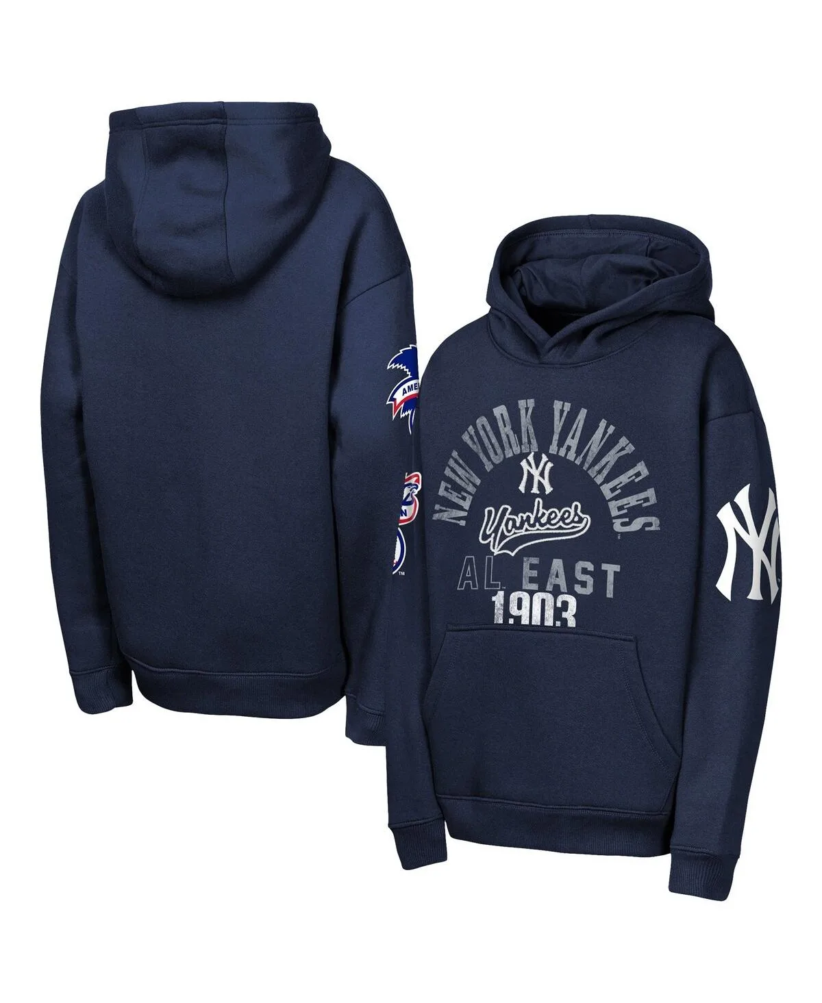 New York Yankees Premium Sweep Fleece Hoodie by Outerstuff