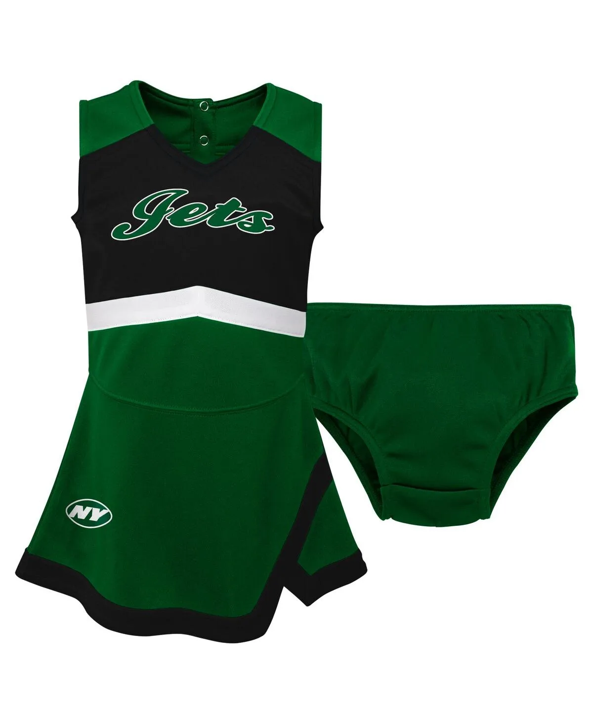 New York Jets Cheer Captain Dress with Bloomers by Outerstuff