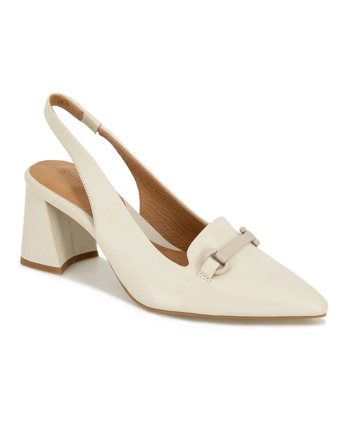 Dionne Pointed-Toe Block-Heel Slingback Pumps by Gentle Souls
