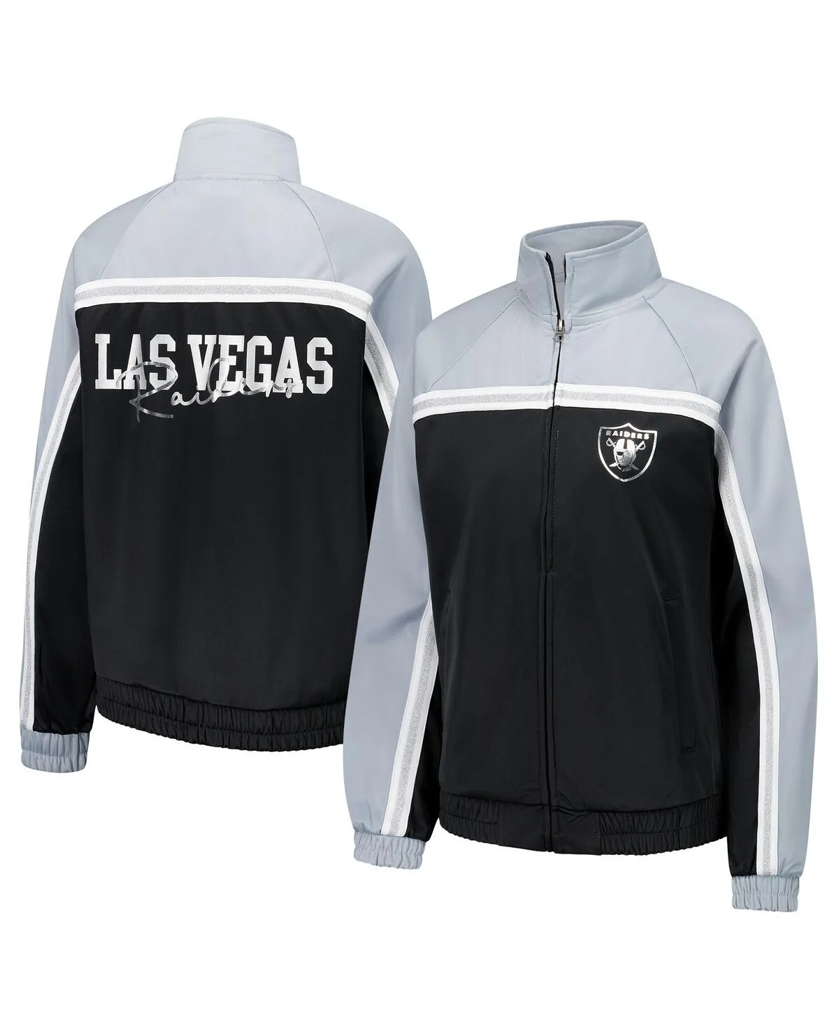 Las Vegas Raiders Post Game Full-Zip Track Jacket