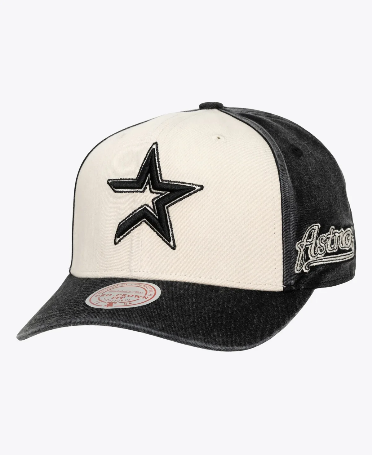 Houston Astros Snow Block Pro Crown Adjustable Hat by Mitchell & Ness