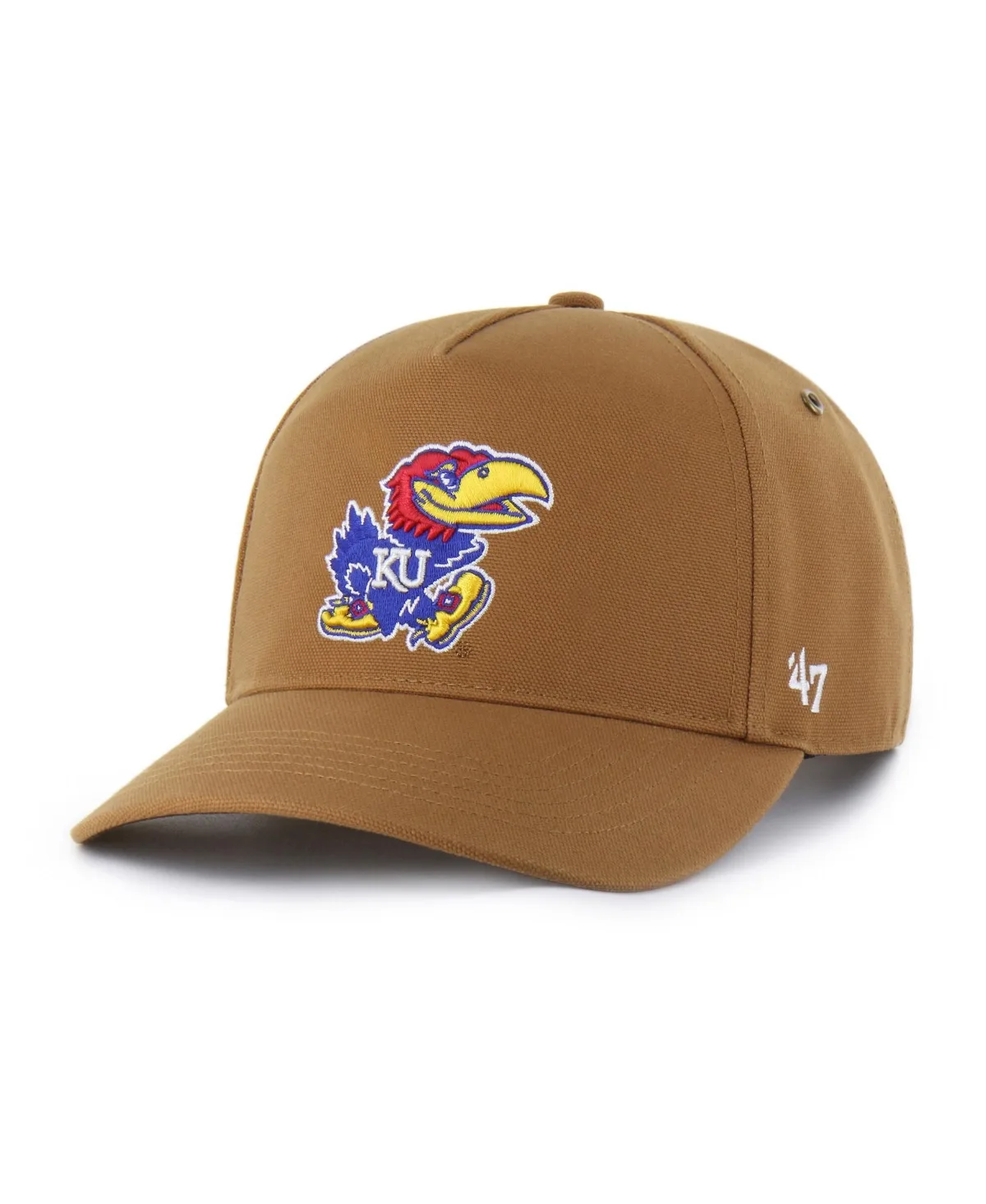 Carhartt x Brown Kansas Jayhawks Hitch Adjustable Hat by '47 Brand