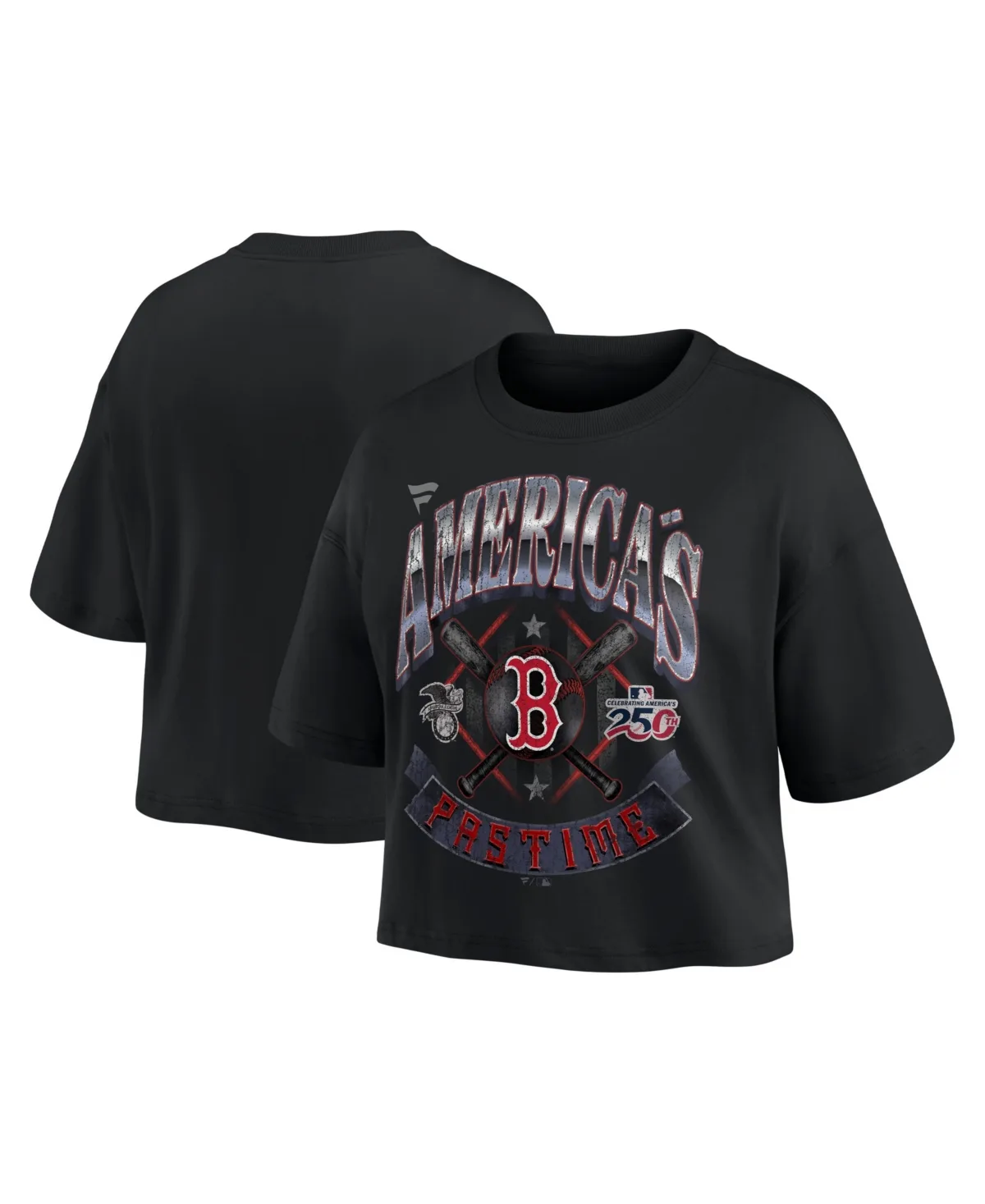 Boston Red Sox Americana Crop T-Shirt by Fanatics