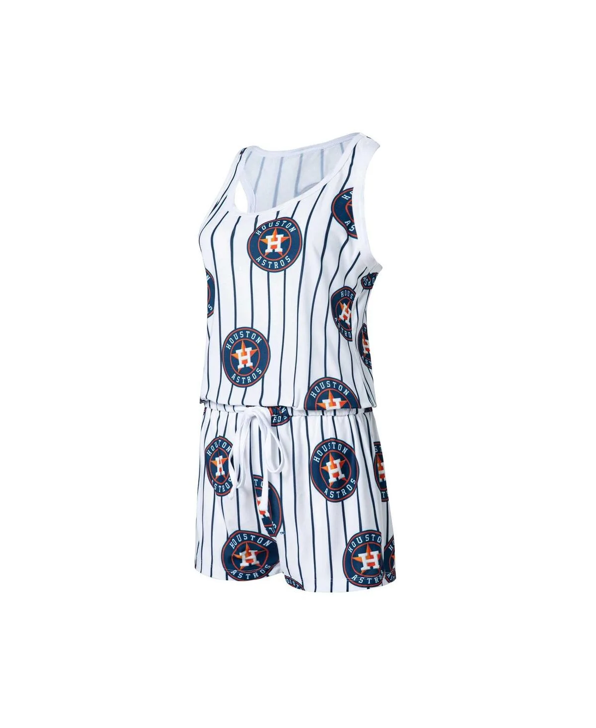 Houston Astros Reel Pinstripe Knit Romper by Concepts Sport