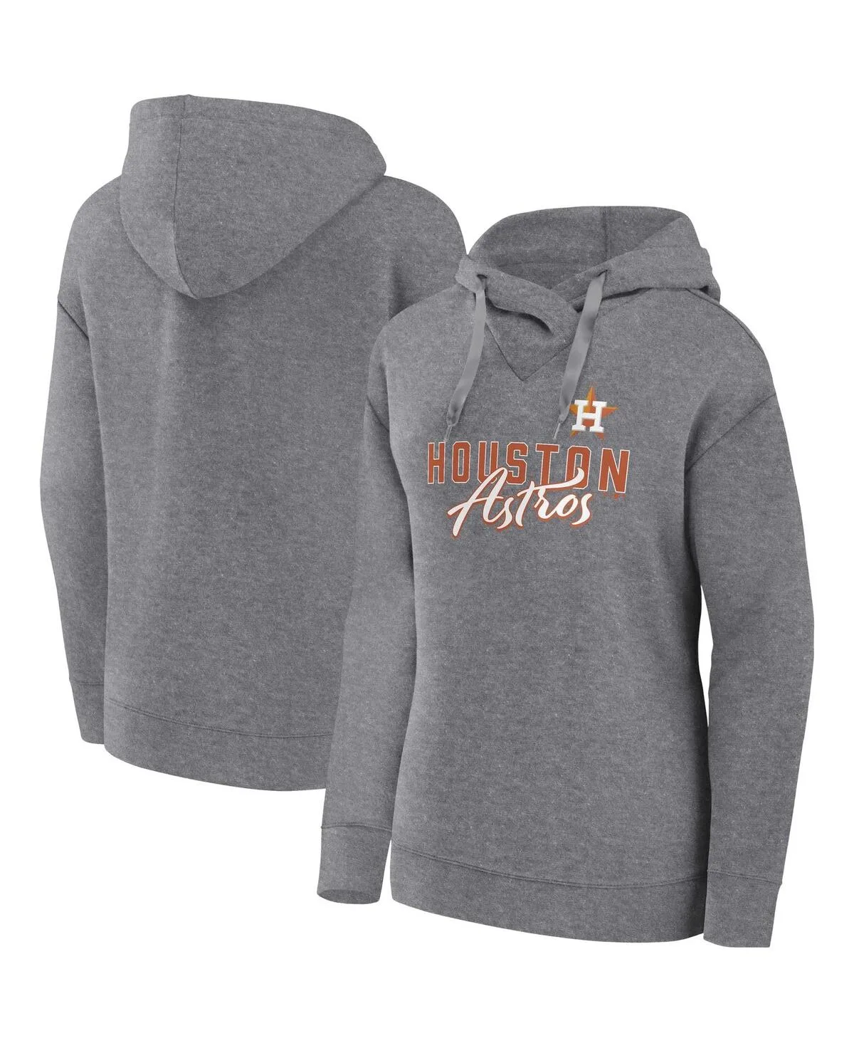 Houston Astros Script Favorite Lightweight Fitted Pullover Hoodie by Fanatics