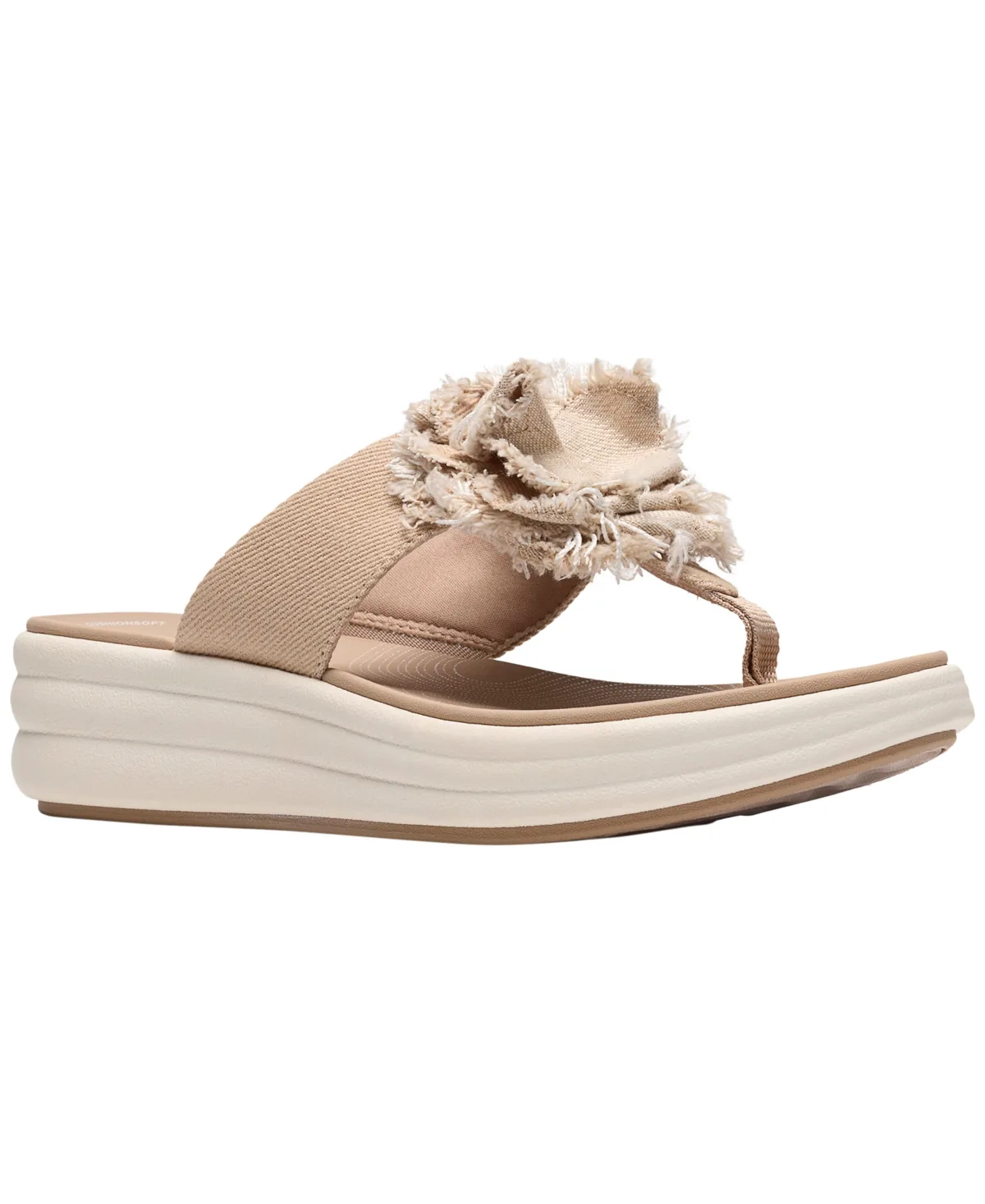 Cloudsteppers Drift Rose Round Toe Sandals by Clarks