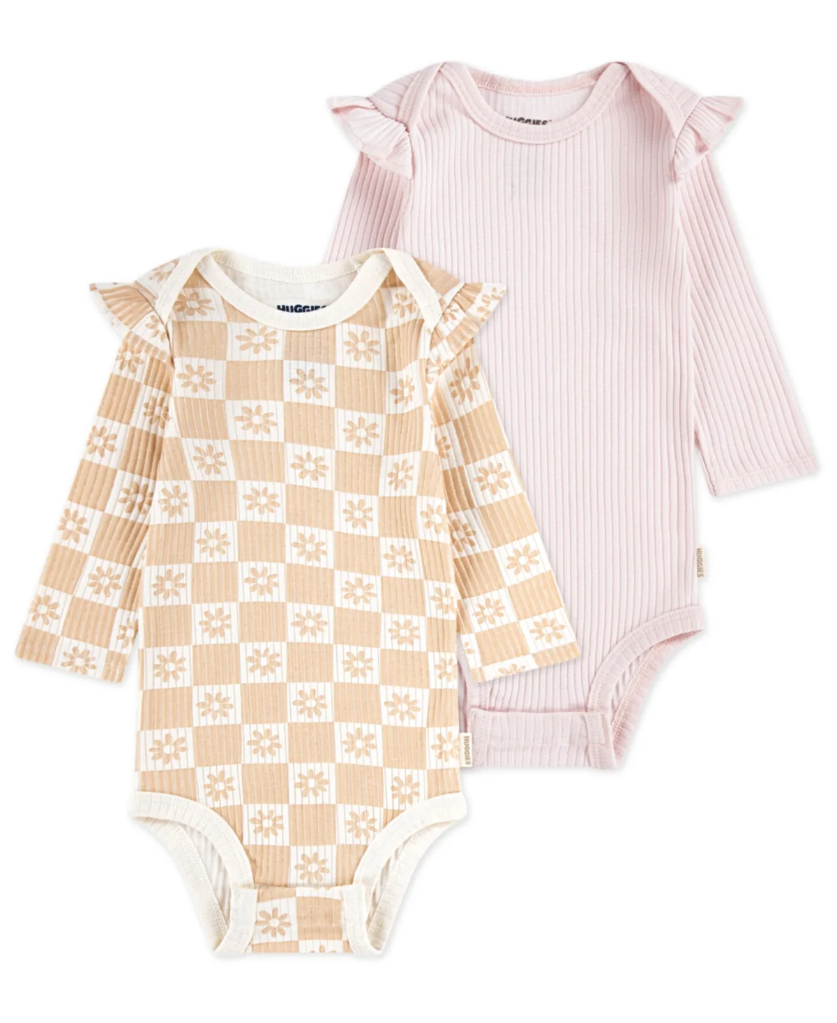 2-Pack Crewneck Bodysuit Set by Huggies