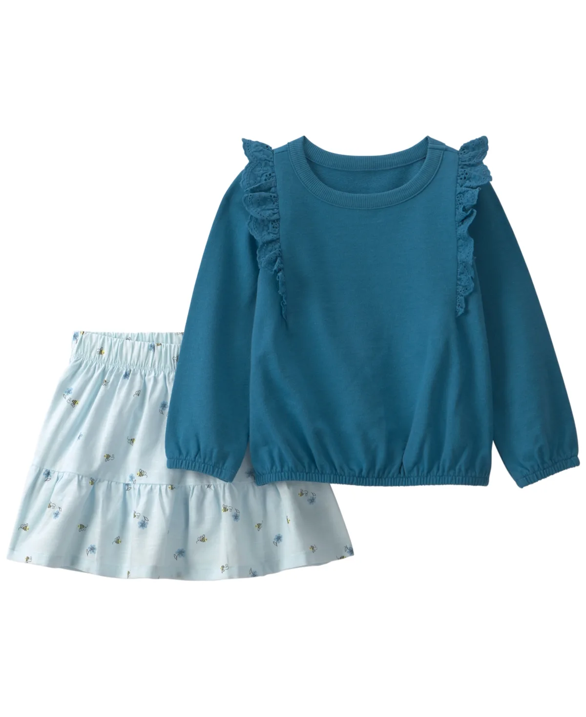 Bee French Terry Sweatshirt and Skort, 2-Piece Set by Carter's