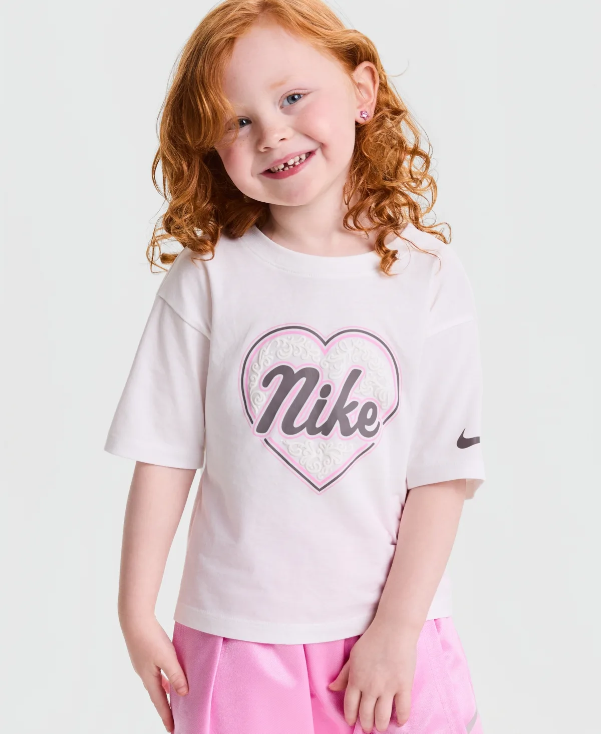 Juxta-Girl Short-Sleeve Boxy T-Shirt by Nike