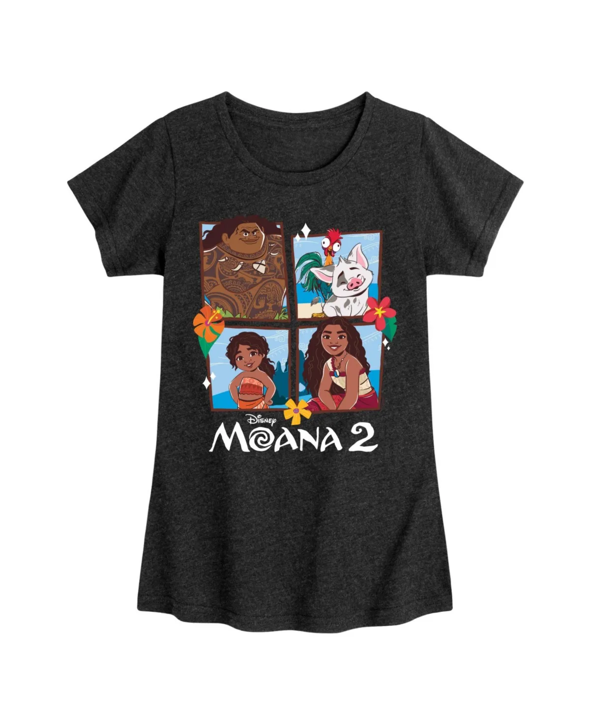 Moana 2 Grid Graphic Short Sleeve Tee by Disney