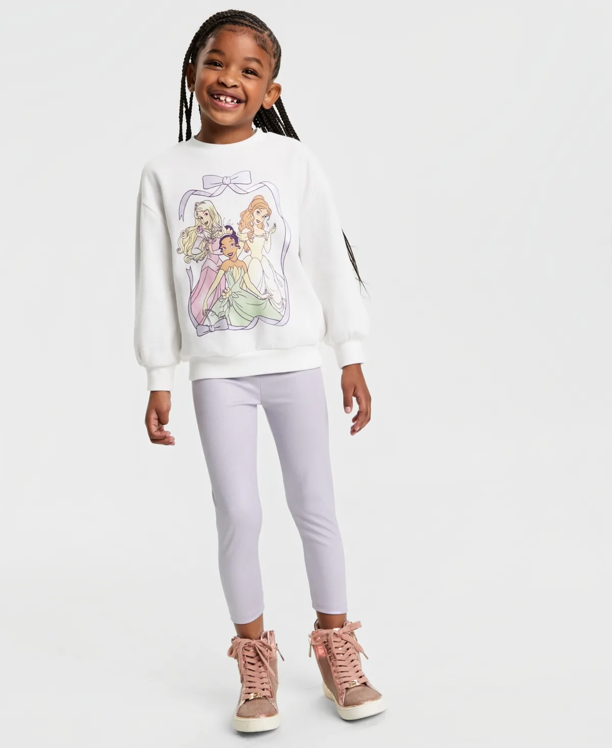Kate Mack Princess Long-Sleeve Top and Metallic Pants, 2-Piece Set by Disney