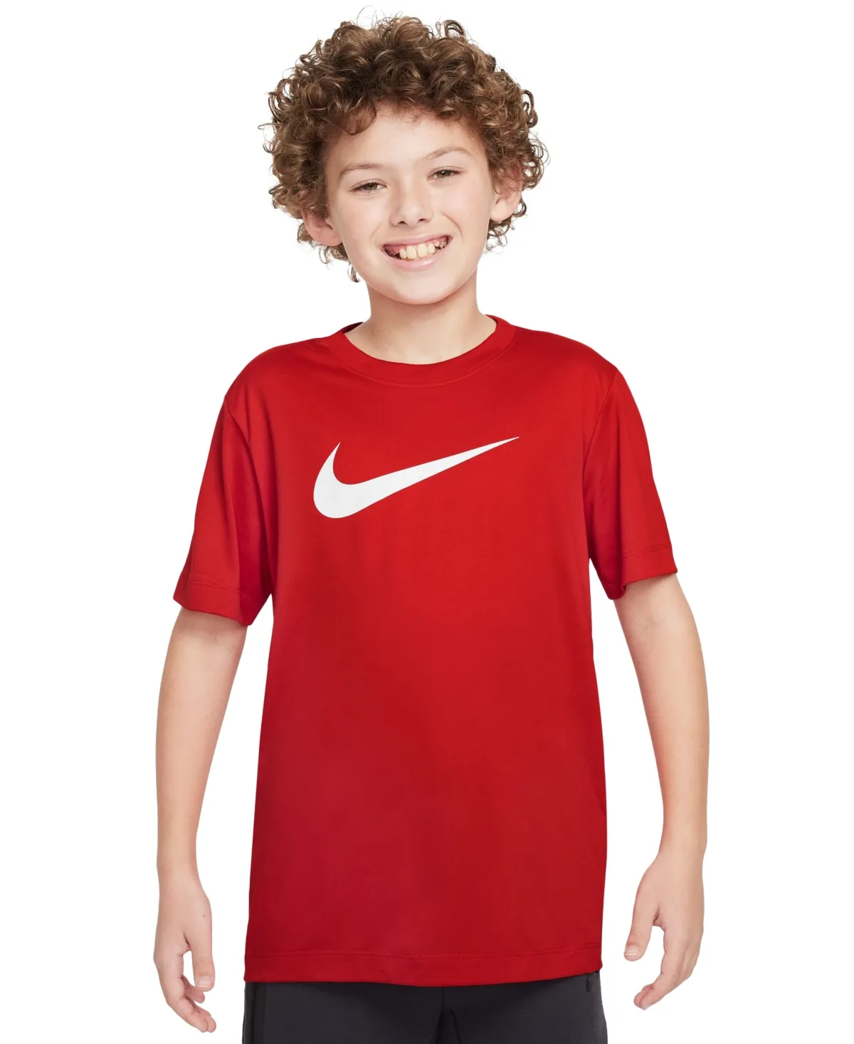 Legend Swoosh-Logo Crewneck Dri-Fit T-Shirt by Nike