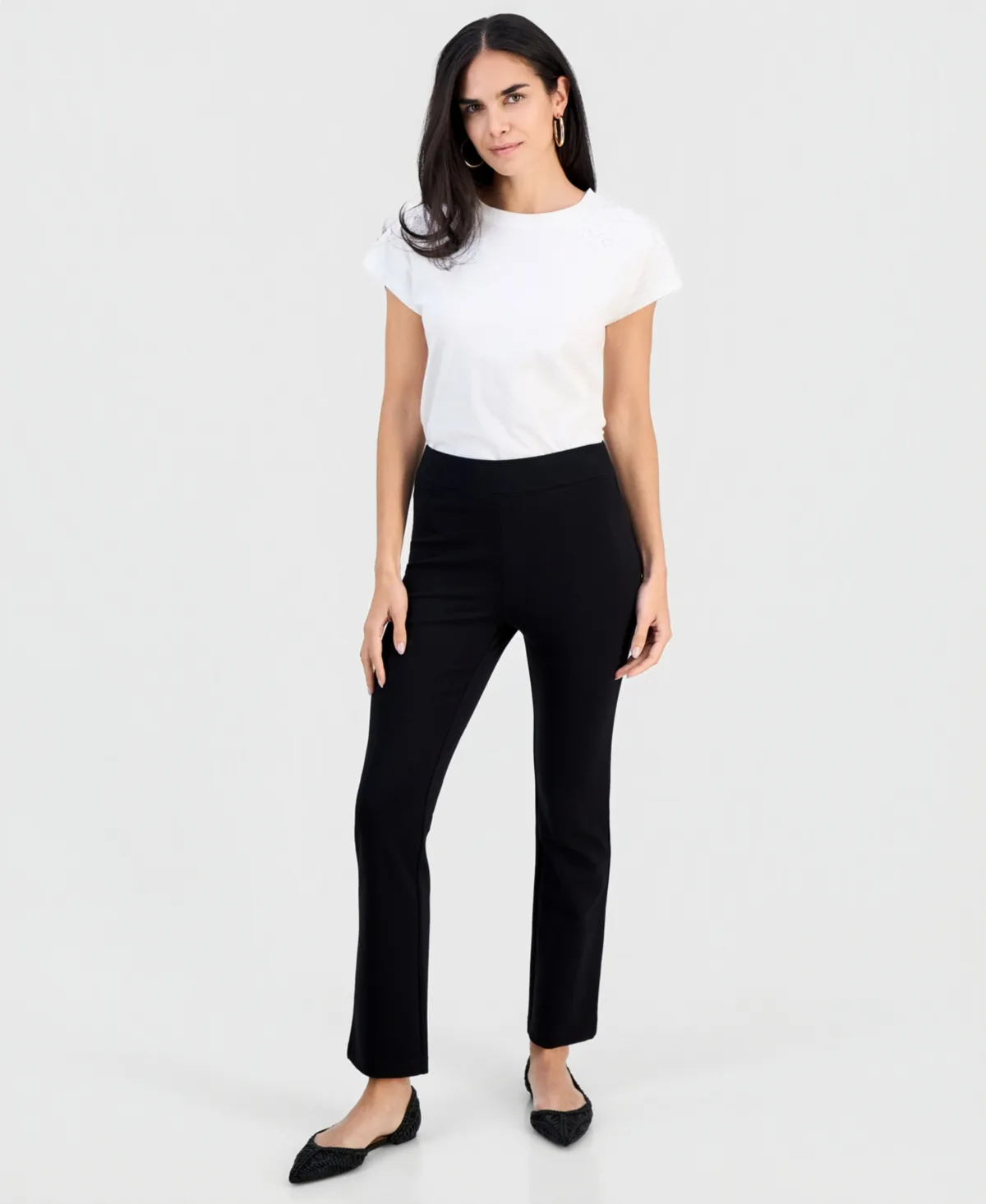 High-Rise Slim Straight-Leg Pants by I.n.c. International Concepts