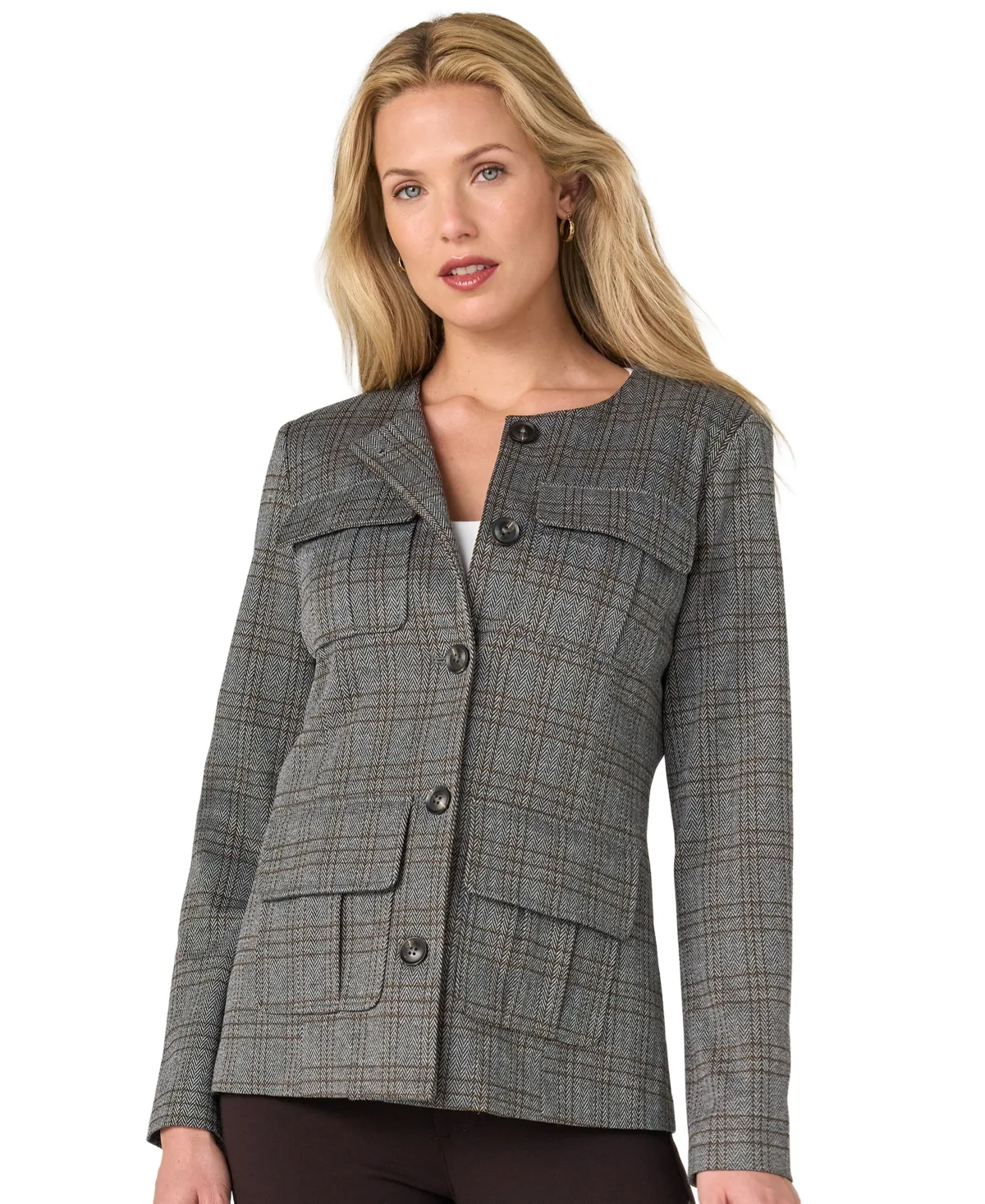 Collarless Field Jacket by Liverpool Los Angeles