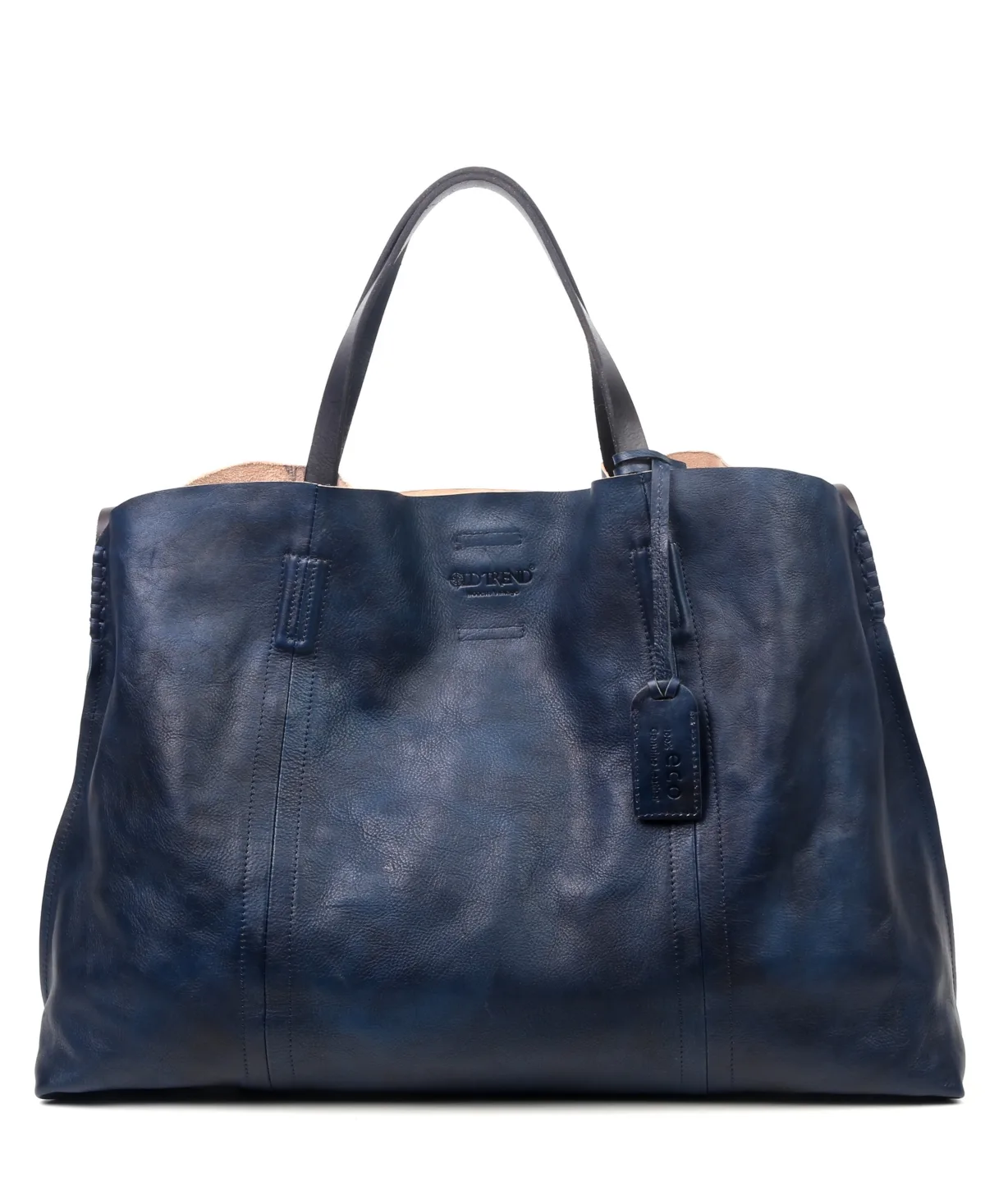Genuine Leather Forest Island Tote Bag by Old Trend