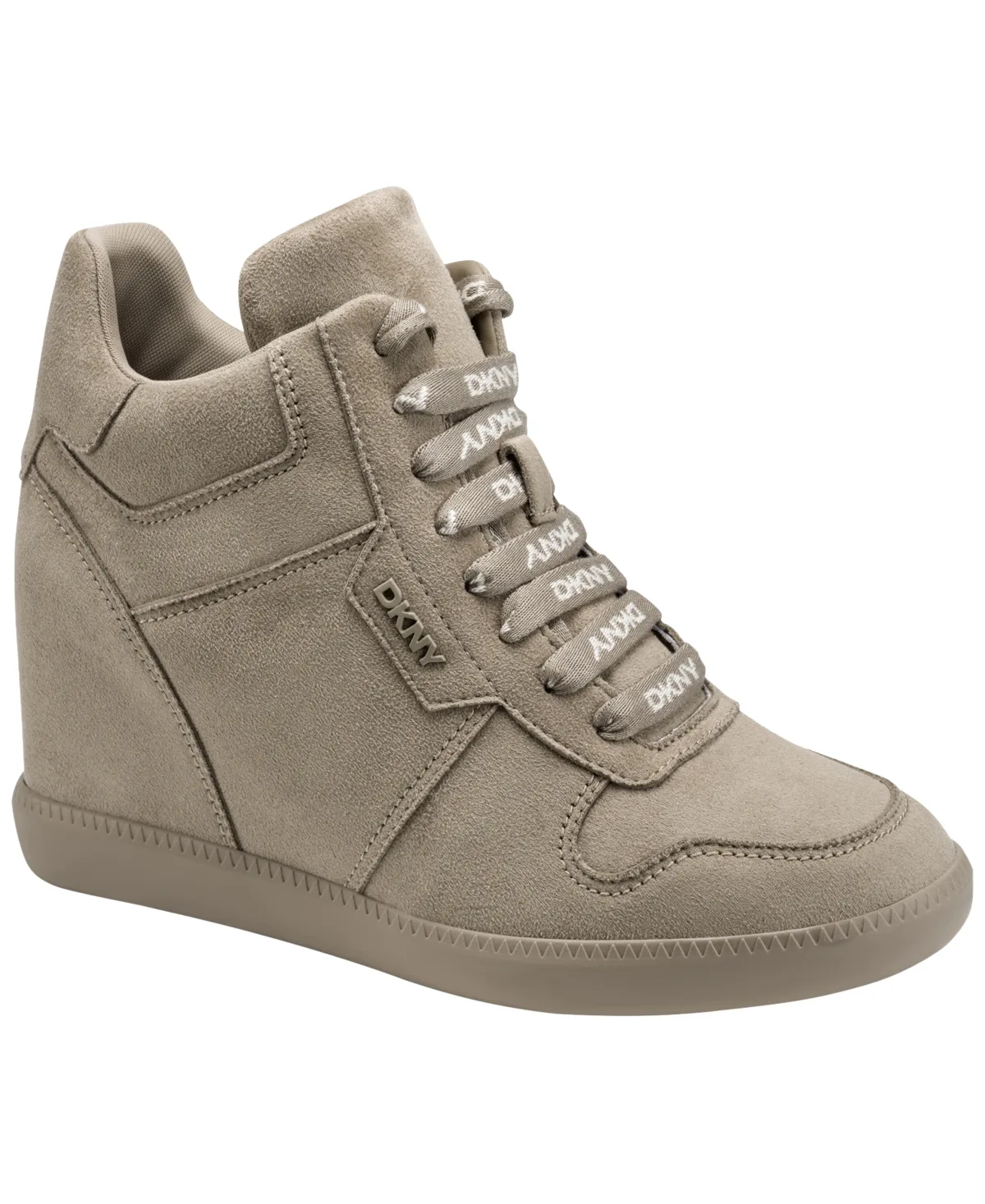 Sereina Lace-Up Wedge Sneakers by Dkny