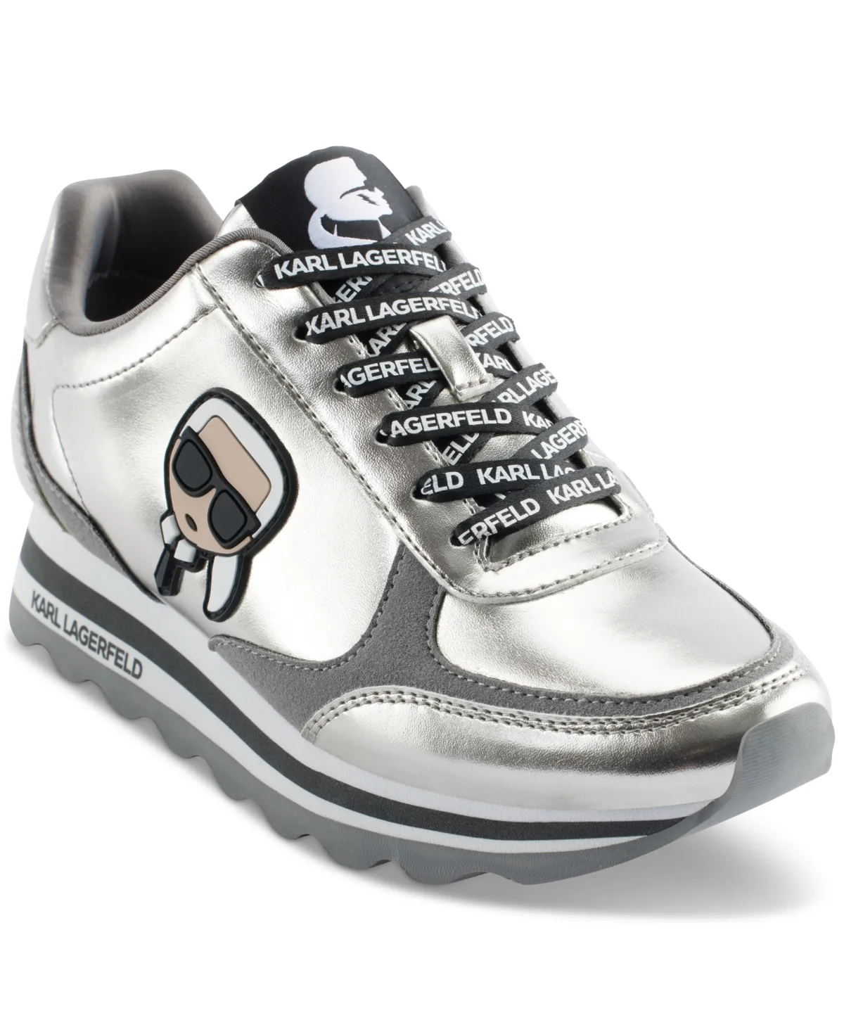 Meade Lace-Up Sneakers by Karl Lagerfeld Paris