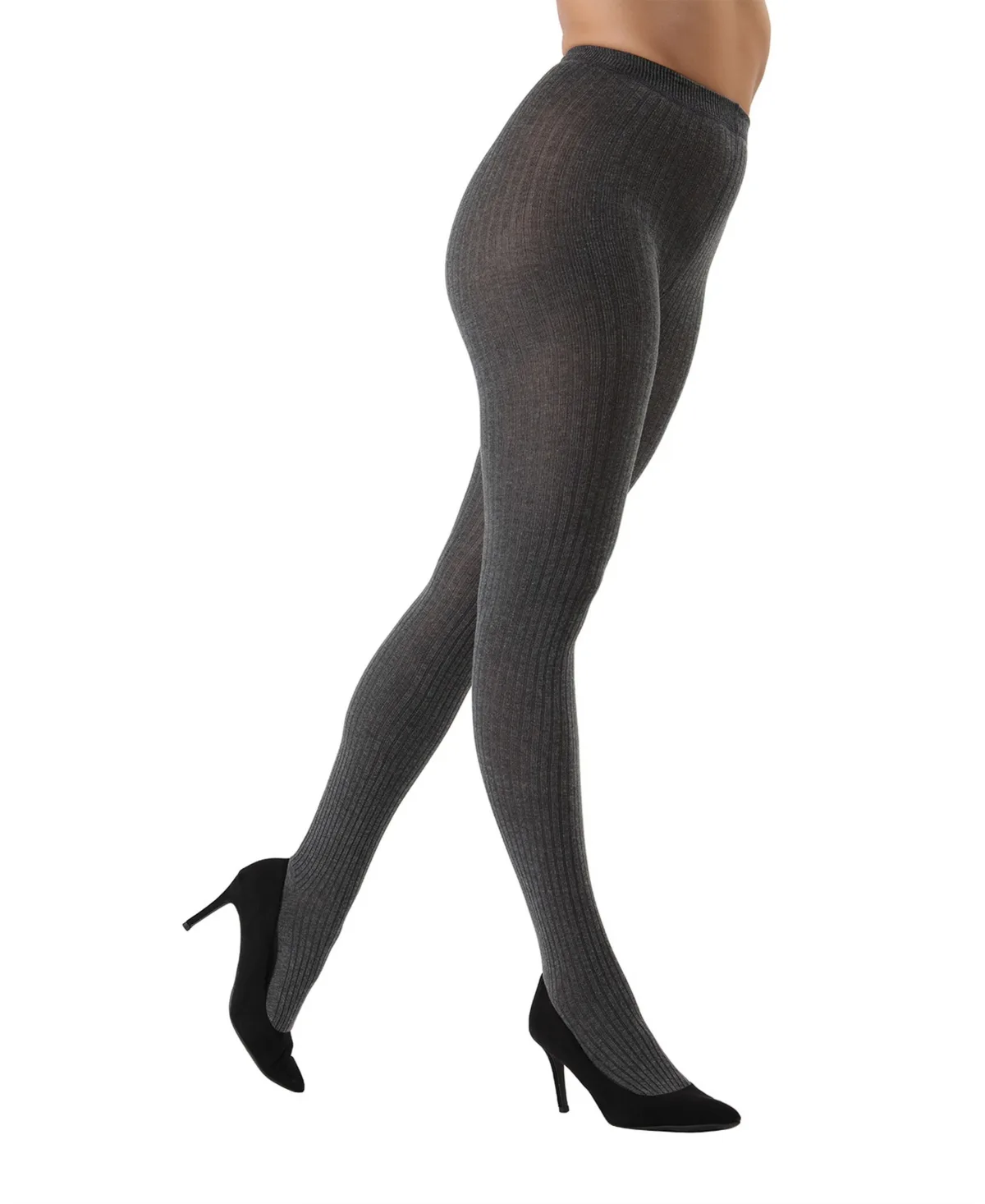 Boston Ribbed Sweater Tights by Memoi