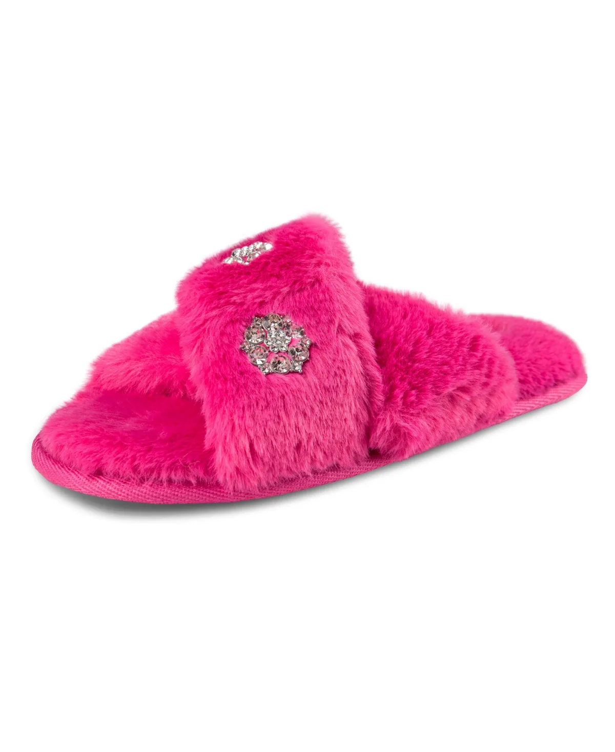 Embellished Cross Band Slide Slippers by Jessica Simpson